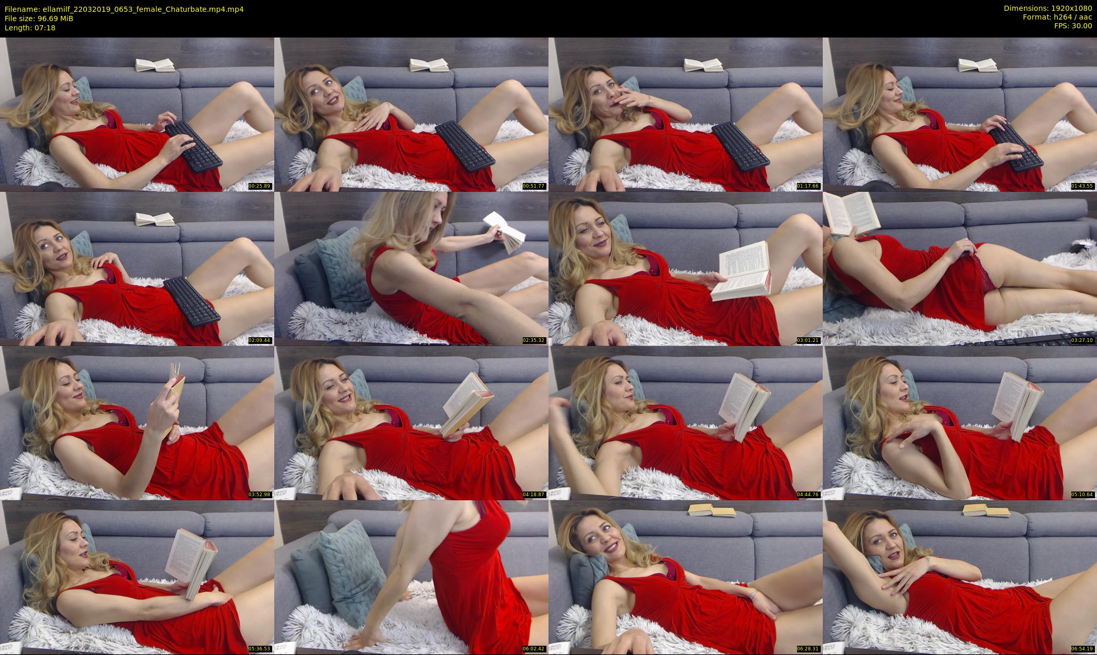 ellamilf — 8 minute Chaturbate female cam show recording, 1080p, Mar 22, 2019