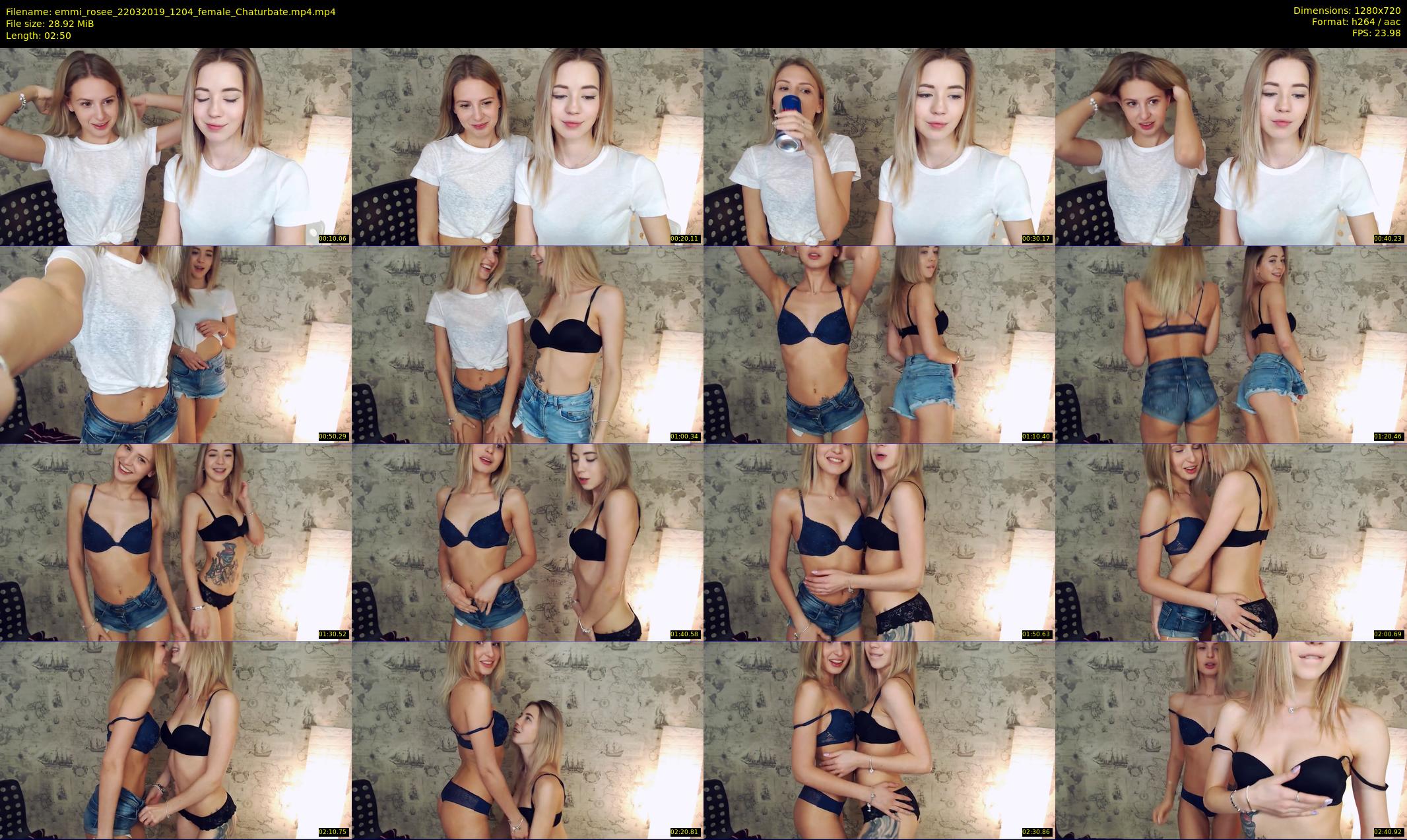 emmi_rosee — 3 minute Chaturbate female cam show recording, 720p, Mar 22, 2019