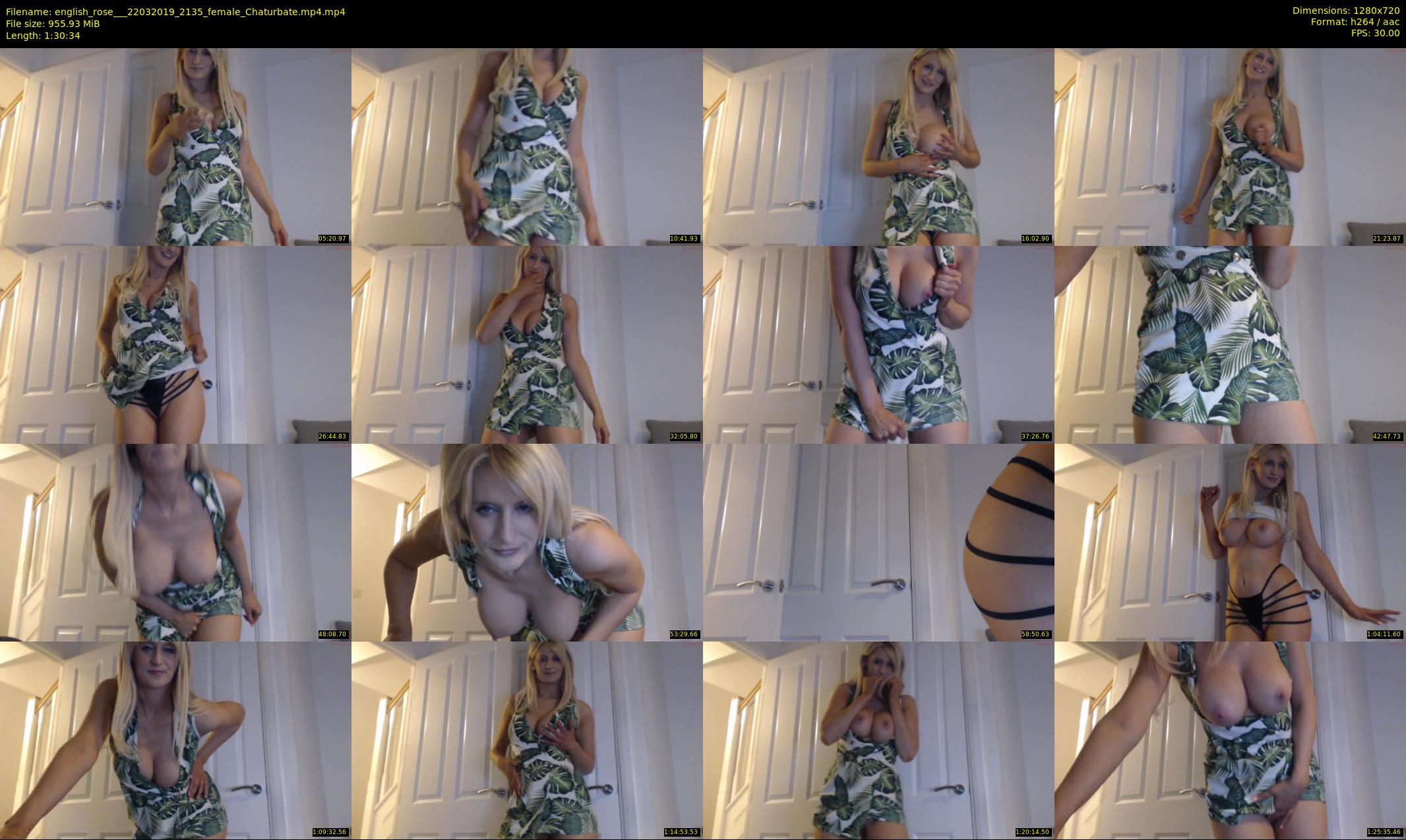 english_rose__ — 91 minute Chaturbate female cam show recording, 720p, Mar 22, 2019
