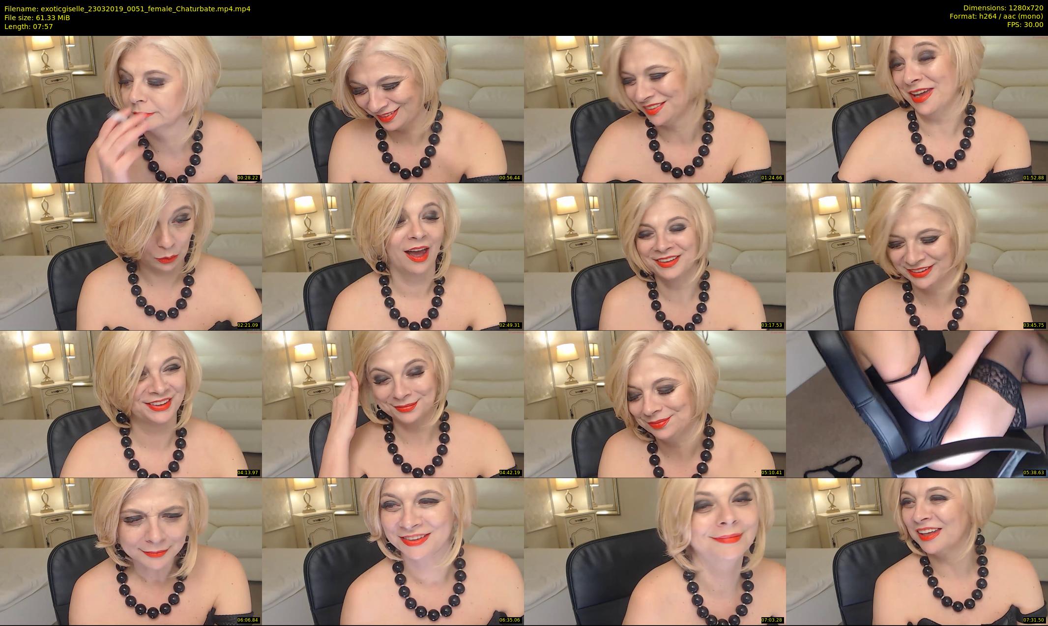 exoticgiselle — 8 minute Chaturbate female cam show recording, 720p, Mar 23, 2019