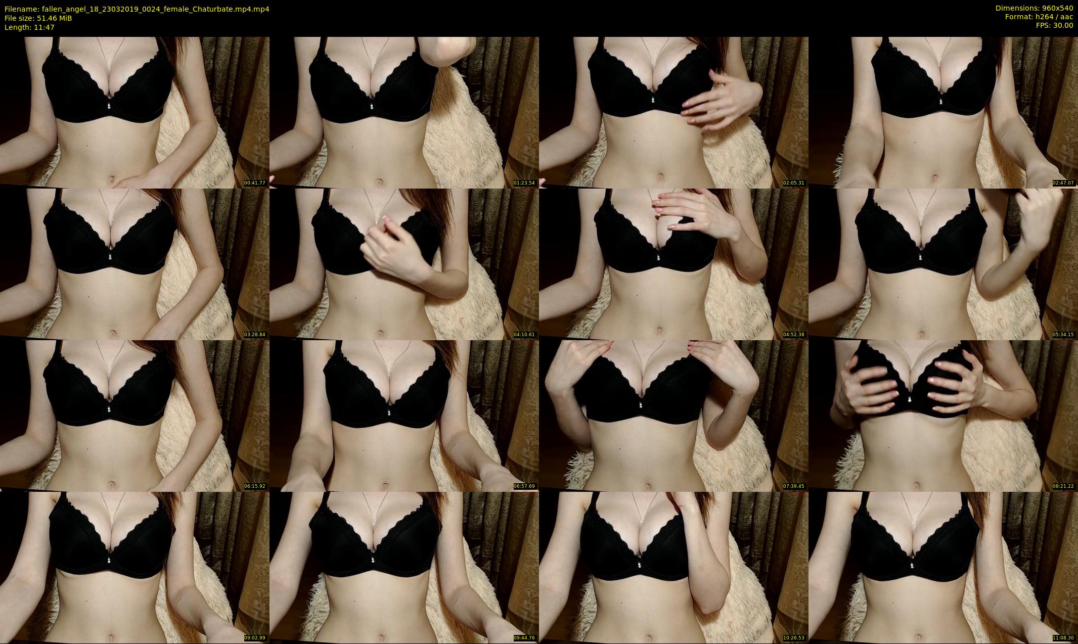 fallen_angel_18 — 12 minute Chaturbate female cam show recording, 480p, Mar 23, 2019
