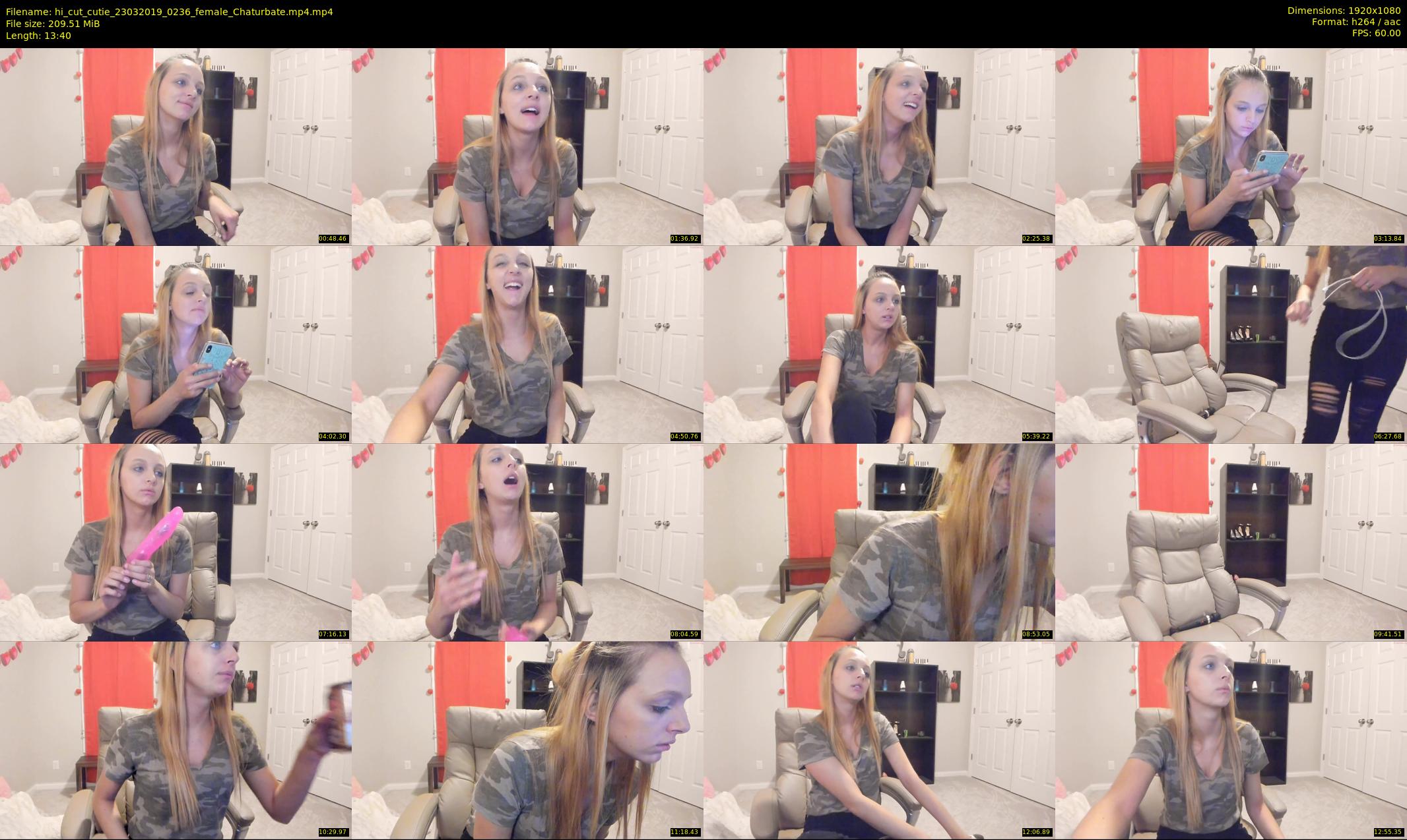 hi_cut_cutie — 14 minute Chaturbate female cam show recording, 1080p, Mar 23, 2019