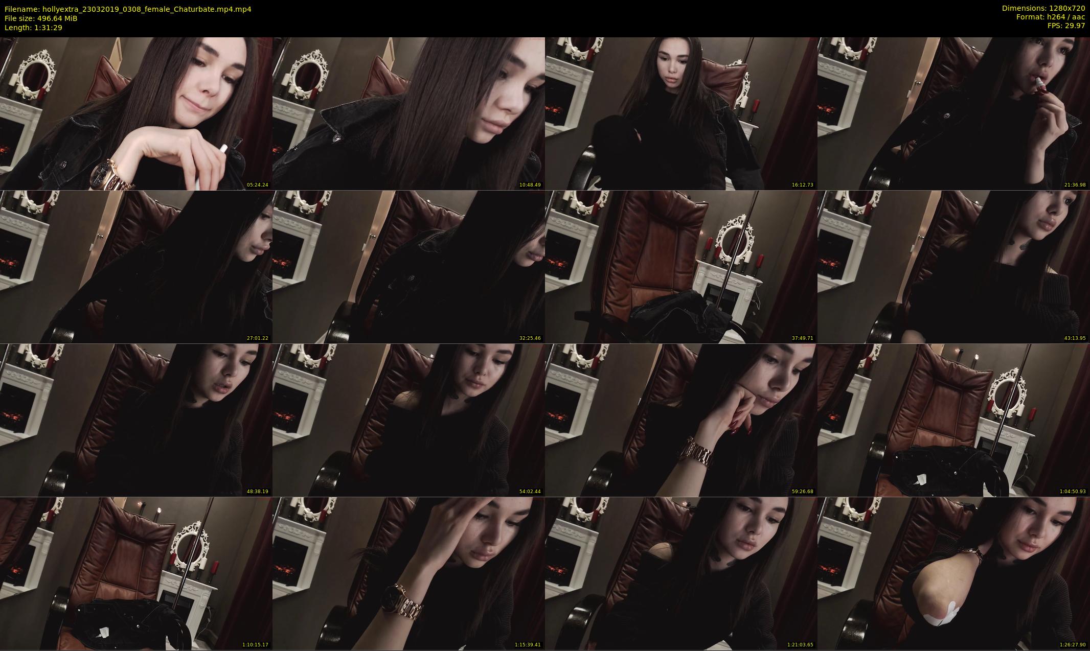 hollyextra — 92 minute Chaturbate female cam show recording, 720p, Mar 23, 2019