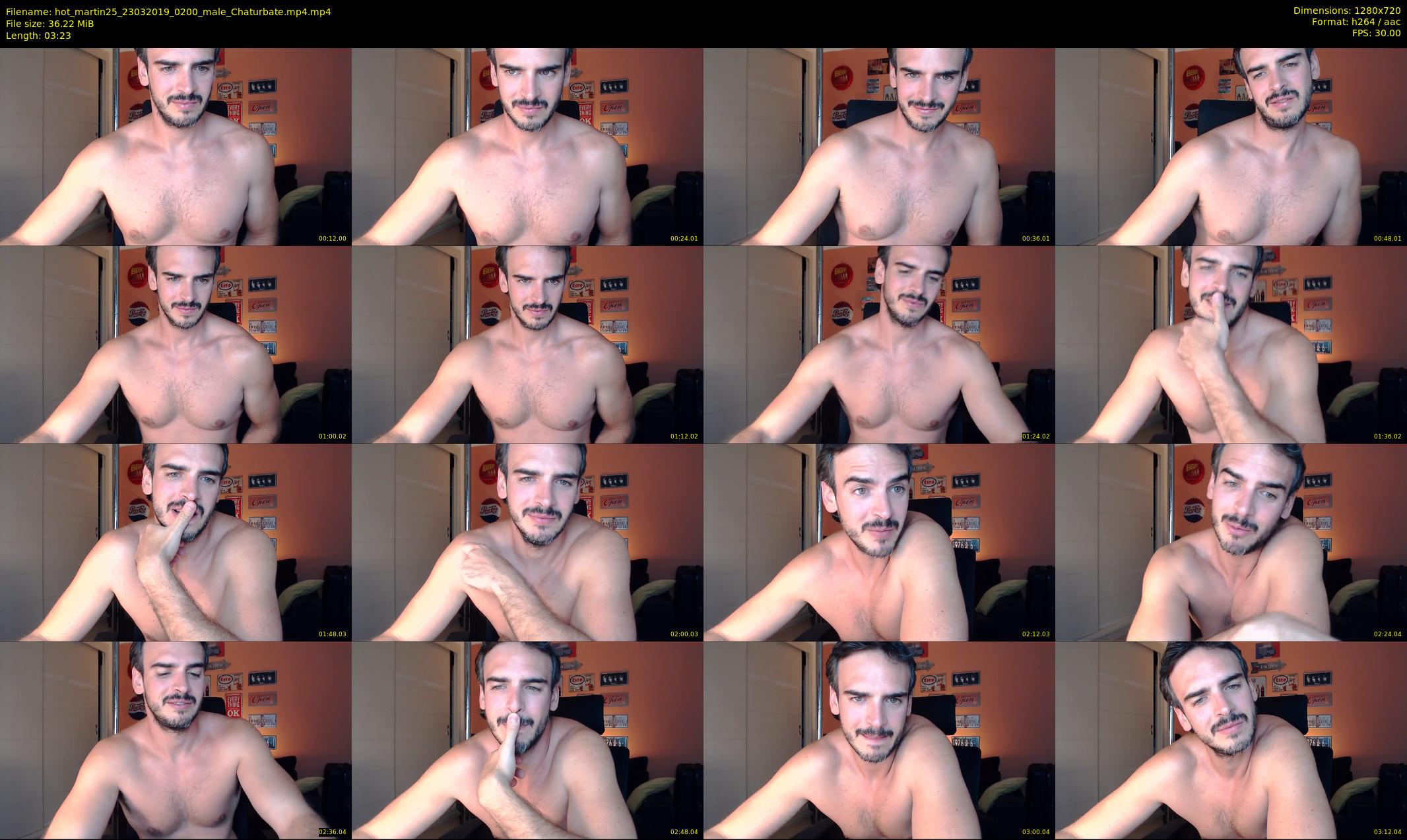 hot_martin25 — 4 minute Chaturbate male cam show recording, 720p, Mar 23, 2019