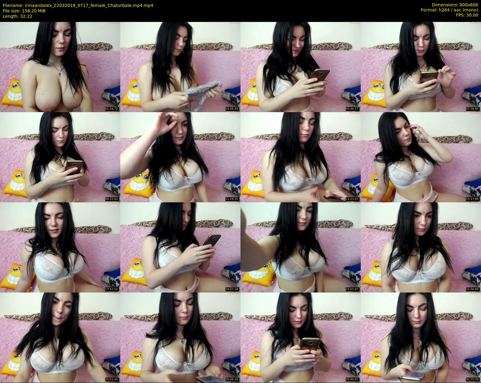 irinaandalex — 33 minute Chaturbate couple cam show recording, 480p, Mar 22, 2019