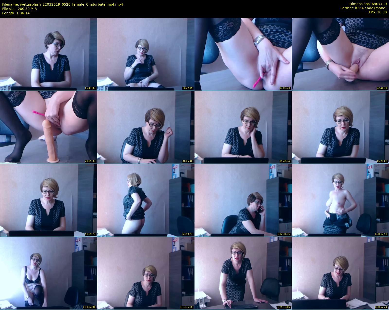 ivettasplash — 97 minute Chaturbate female cam show recording, 480p, Mar 22, 2019