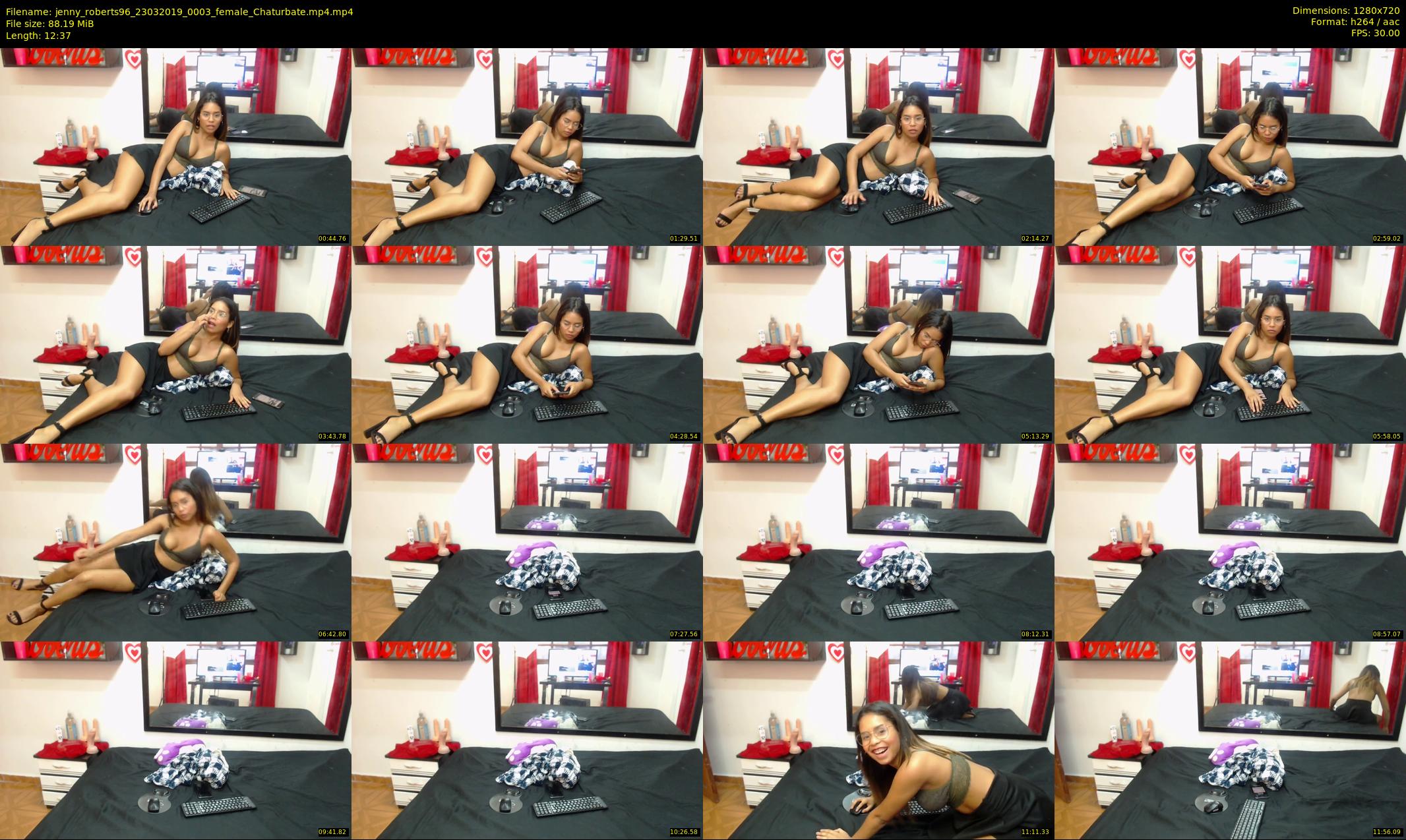 jenny_roberts96 — 13 minute Chaturbate female cam show recording, 720p, Mar 23, 2019