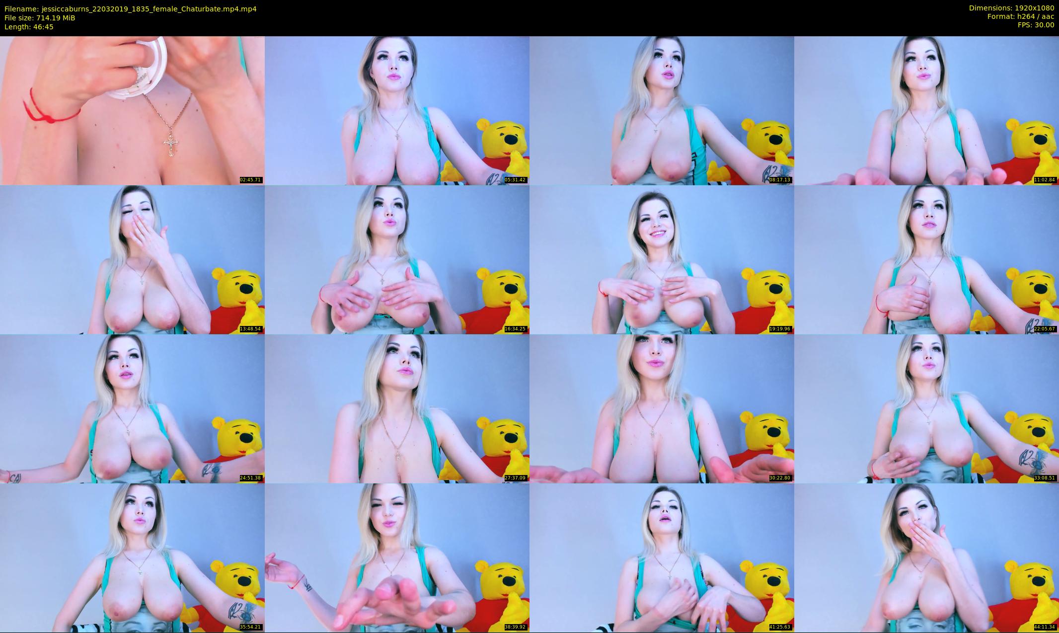 jessiccaburns — 47 minute Chaturbate female cam show recording, 1080p, Mar 22, 2019