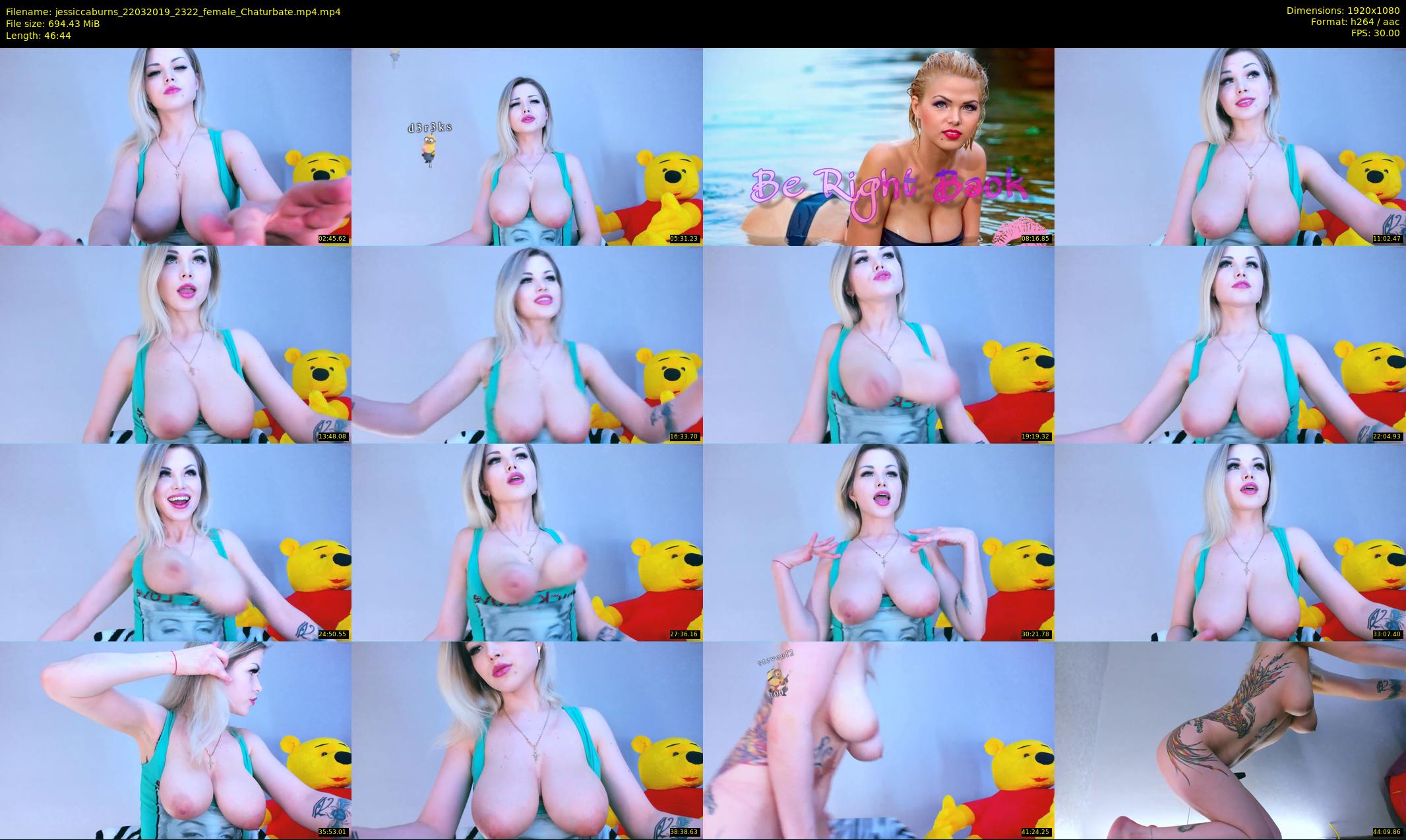 jessiccaburns — 47 minute Chaturbate female cam show recording, 1080p, Mar 22, 2019