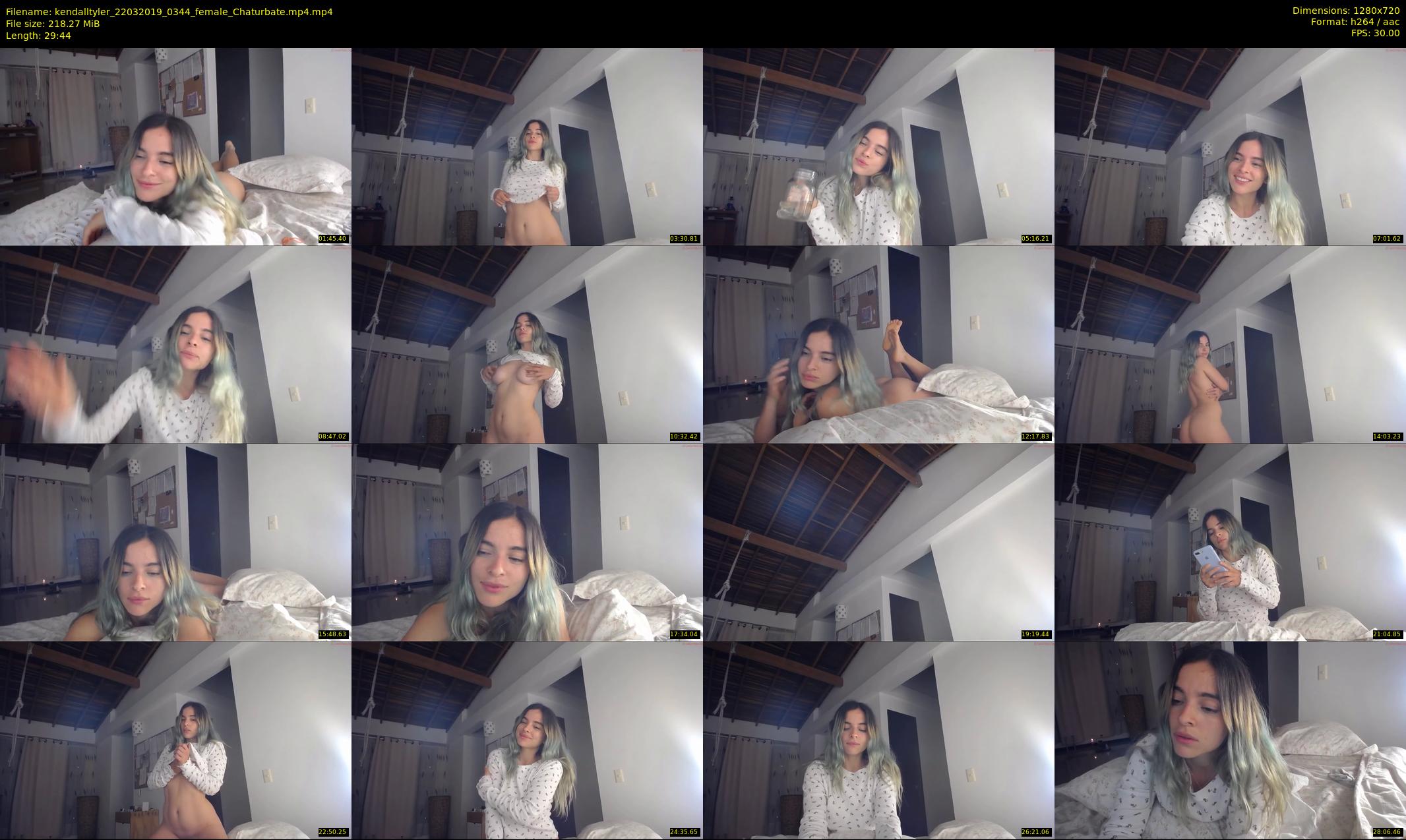 kendalltyler — 30 minute Chaturbate female cam show recording, 720p, Mar 22, 2019