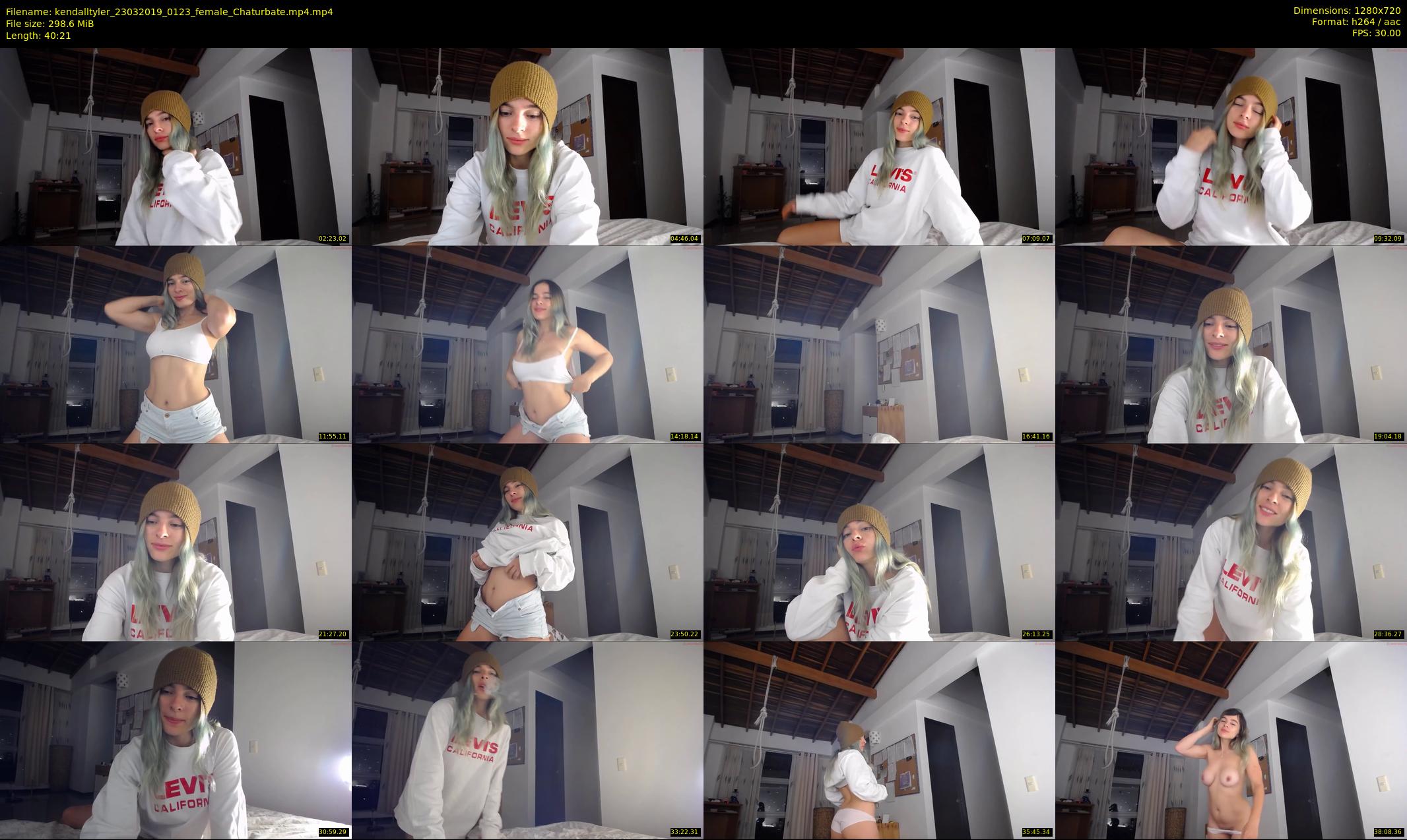 kendalltyler — 41 minute Chaturbate female cam show recording, 720p, Mar 23, 2019