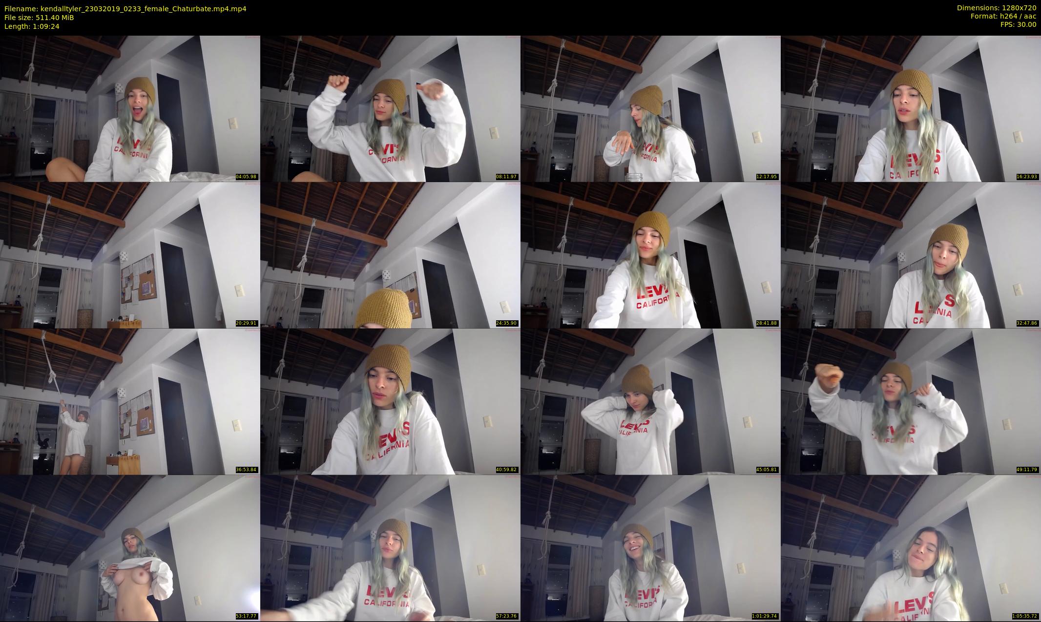 kendalltyler — 70 minute Chaturbate female cam show recording, 720p, Mar 23, 2019