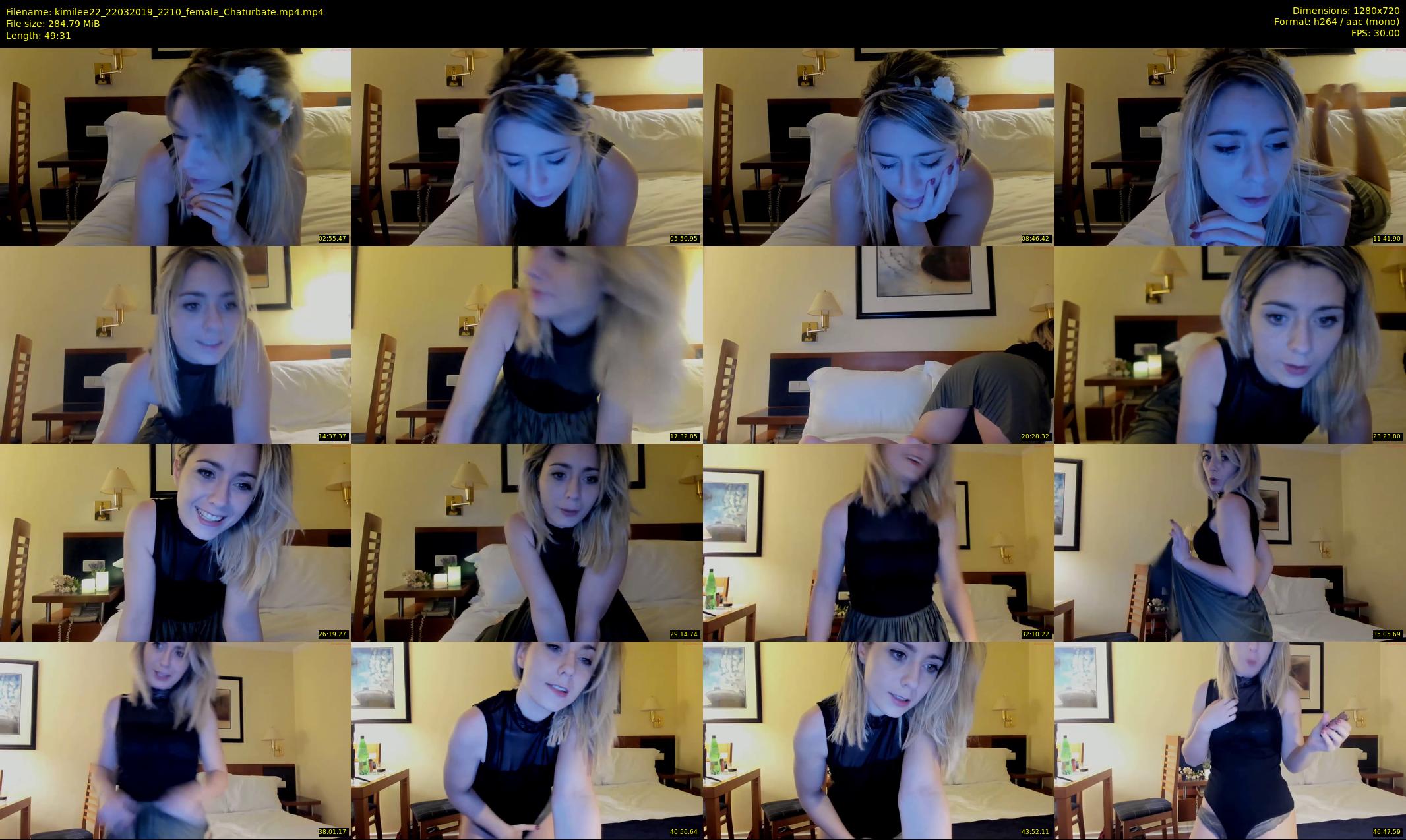 kimilee22 — 50 minute Chaturbate female cam show recording, 720p, Mar 22, 2019