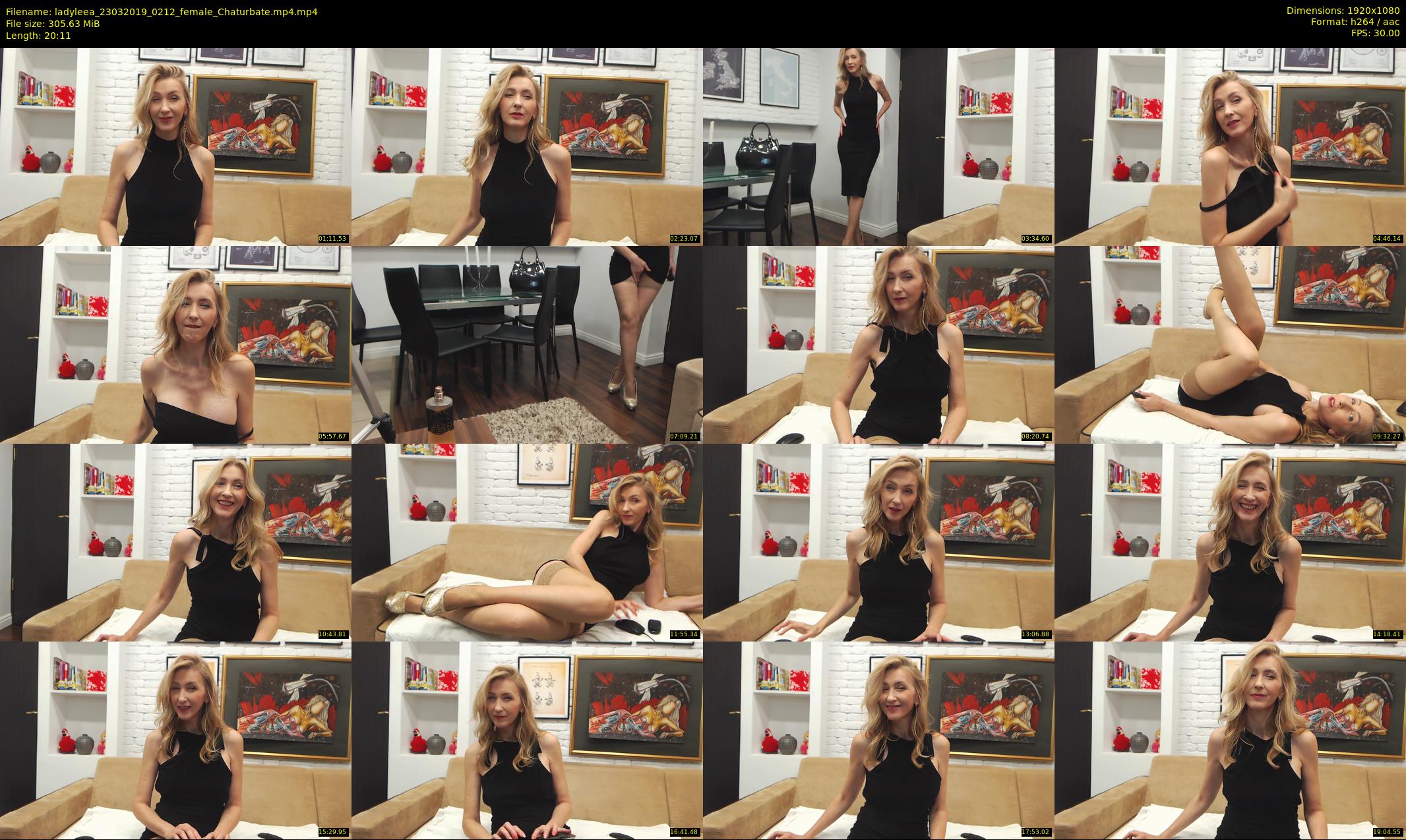ladyleea — 21 minute Chaturbate female cam show recording, 1080p, Mar 23, 2019