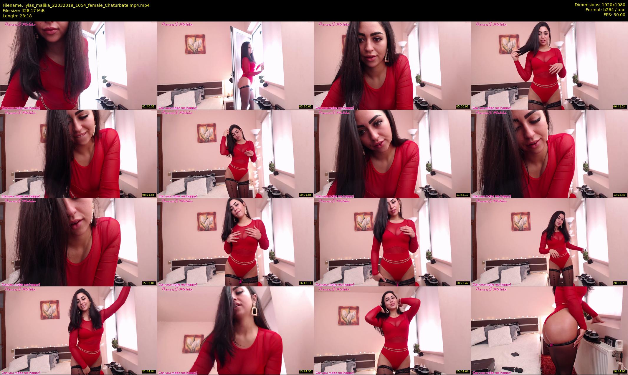 lylas_malika — 29 minute Chaturbate female cam show recording, 1080p, Mar 22, 2019