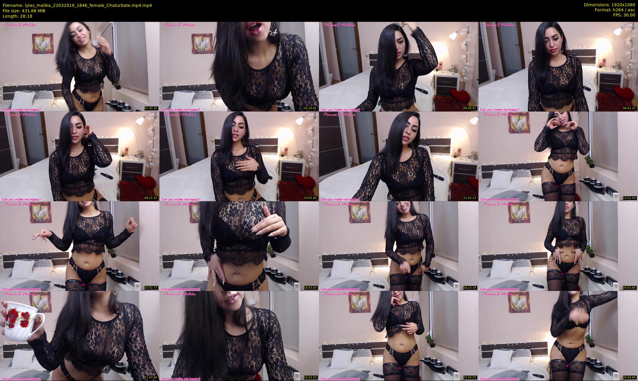 lylas_malika — 29 minute Chaturbate female cam show recording, 1080p, Mar 22, 2019