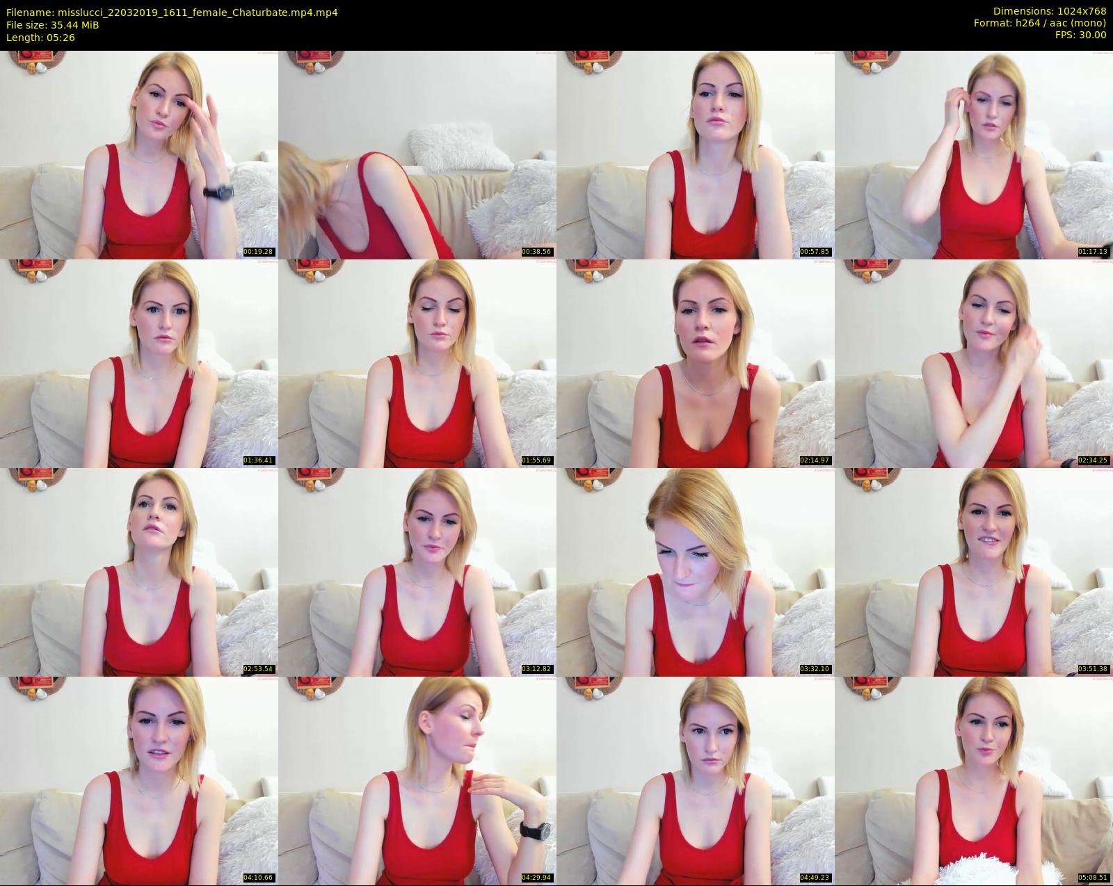 misslucci — 6 minute Chaturbate female cam show recording, 720p, Mar 22, 2019