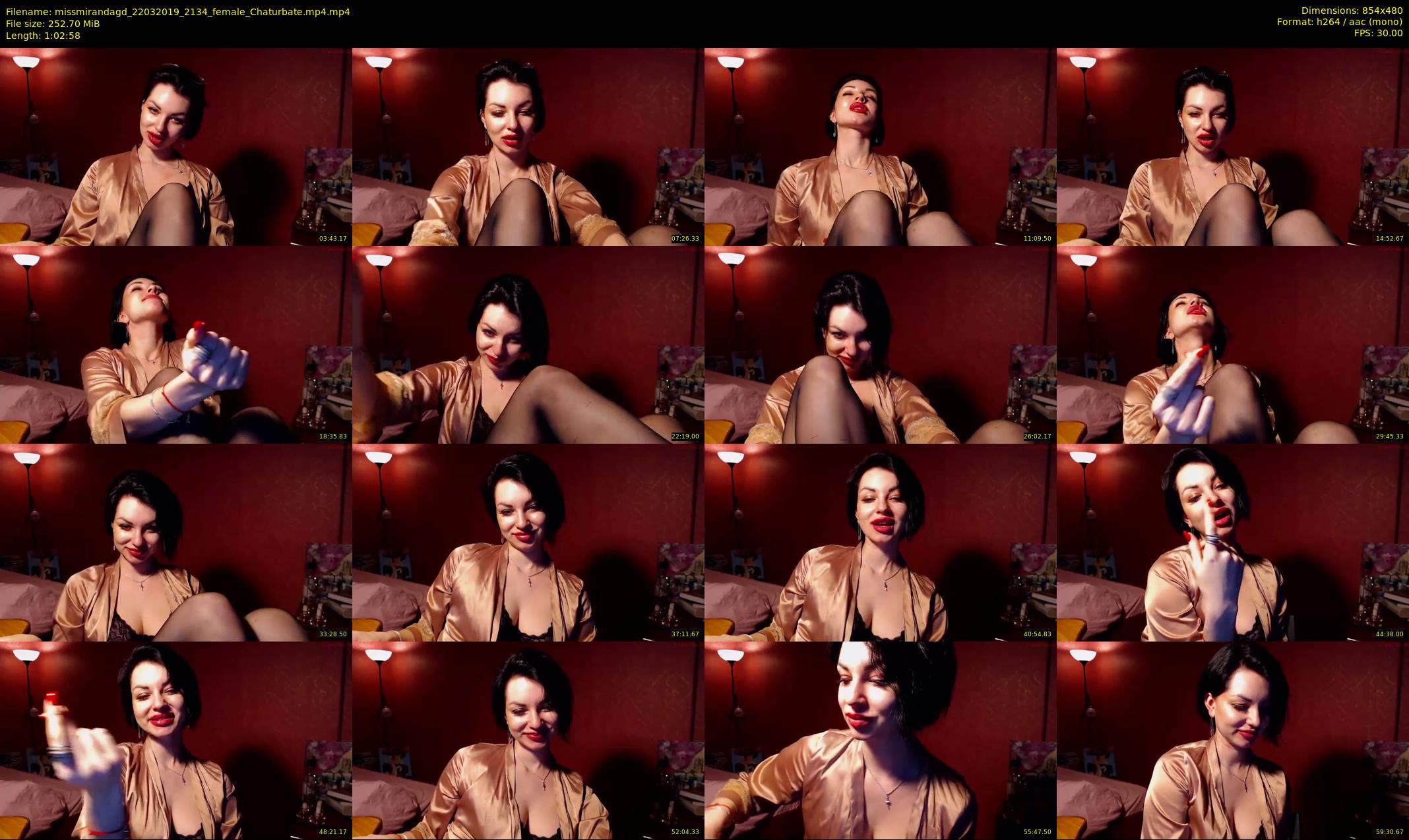 missmirandagd — 63 minute Chaturbate female cam show recording, 480p, Mar 22, 2019