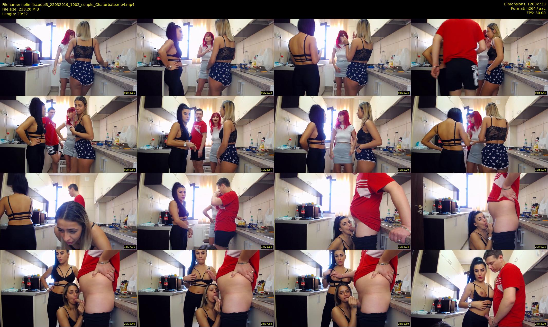nolimitscoupl3 — 30 minute Chaturbate couple cam show recording, 720p, Mar 22, 2019