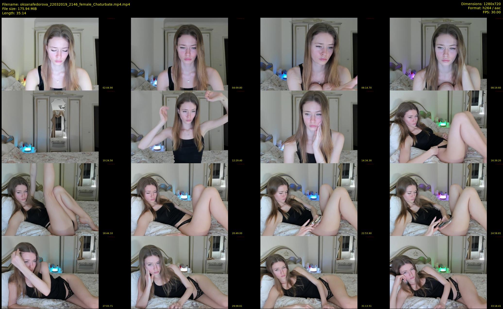 oksanafedorova — 36 minute Chaturbate female cam show recording, 720p, Mar 22, 2019