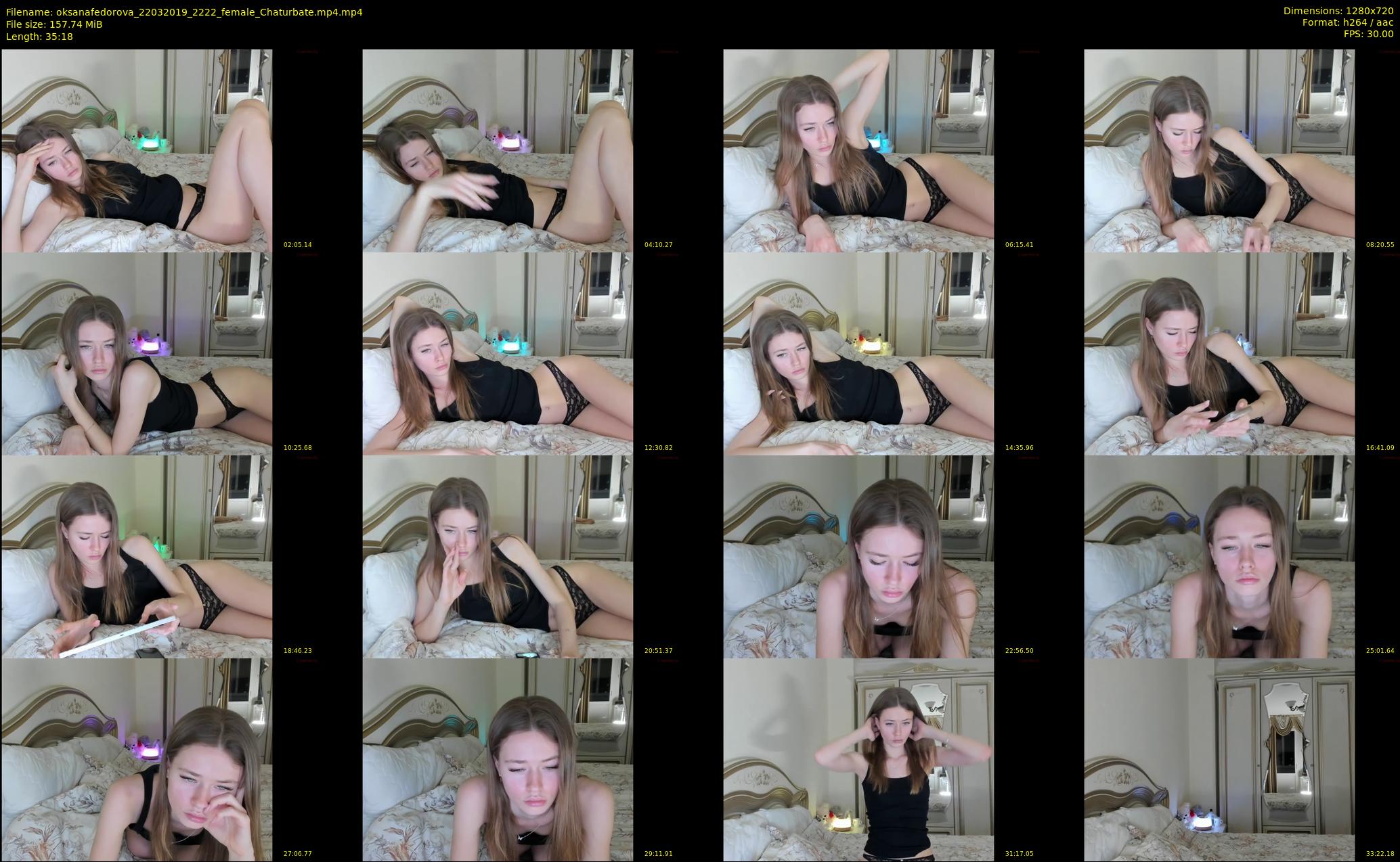 oksanafedorova — 36 minute Chaturbate female cam show recording, 720p, Mar 22, 2019