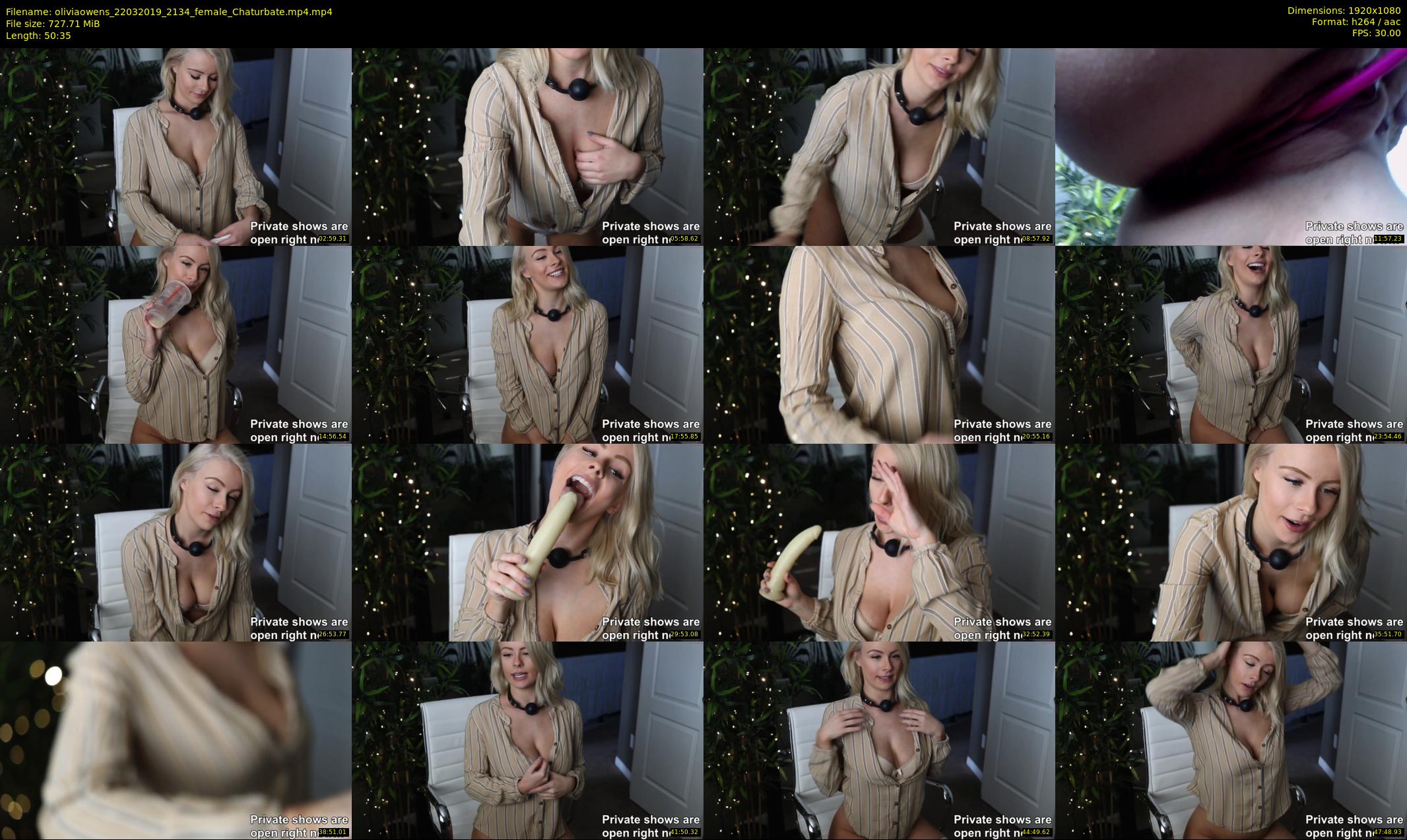 oliviaowens — 51 minute Chaturbate female cam show recording, 1080p, Mar 22, 2019