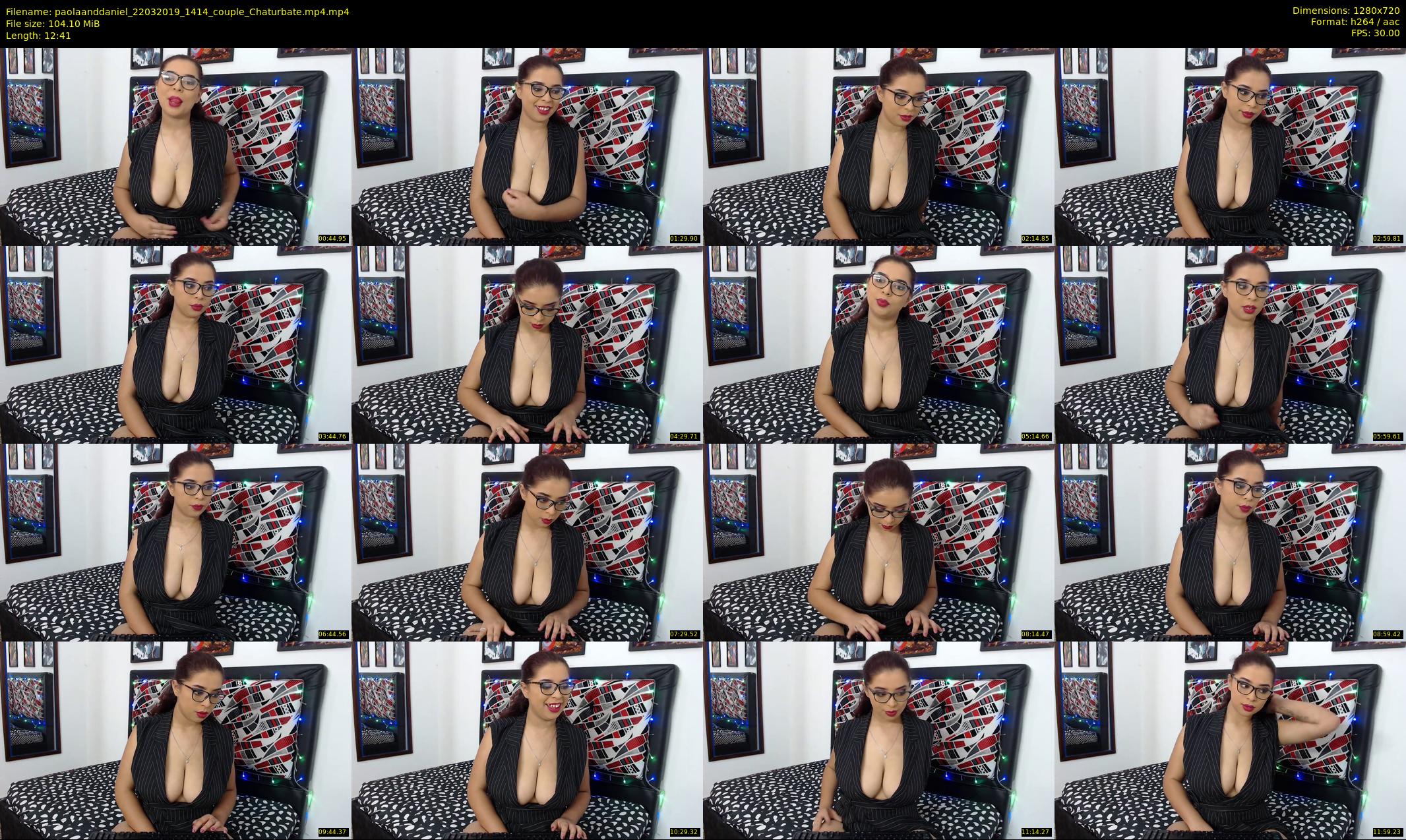 paolaanddaniel — 13 minute Chaturbate couple cam show recording, 720p, Mar 22, 2019