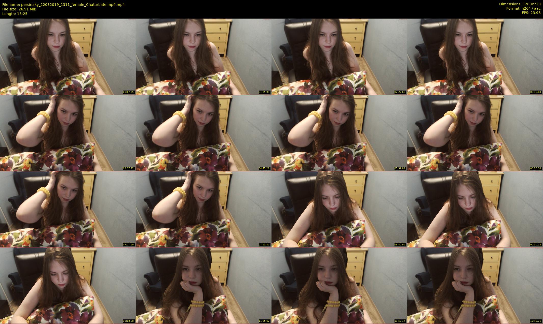persinaky — 14 minute Chaturbate female cam show recording, 720p, Mar 22, 2019