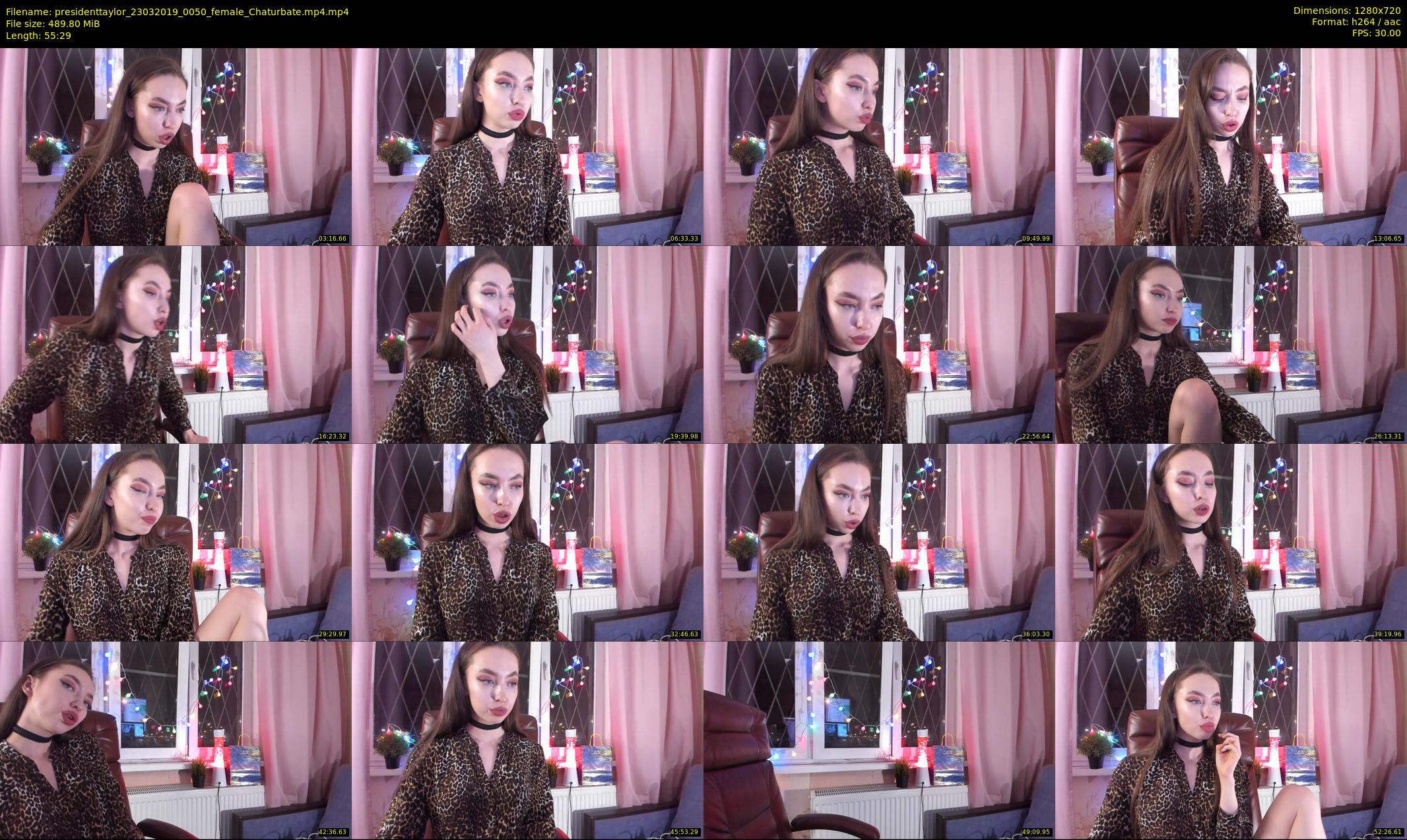 presidenttaylor — 56 minute Chaturbate female cam show recording, 720p, Mar 23, 2019