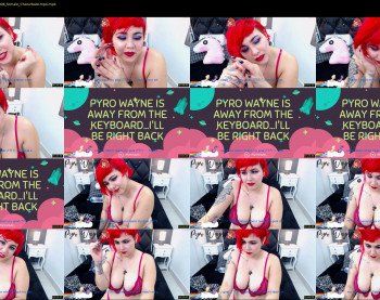 pyrowayne — 6 minute Chaturbate female cam show recording, 720p, Mar 22, 2019