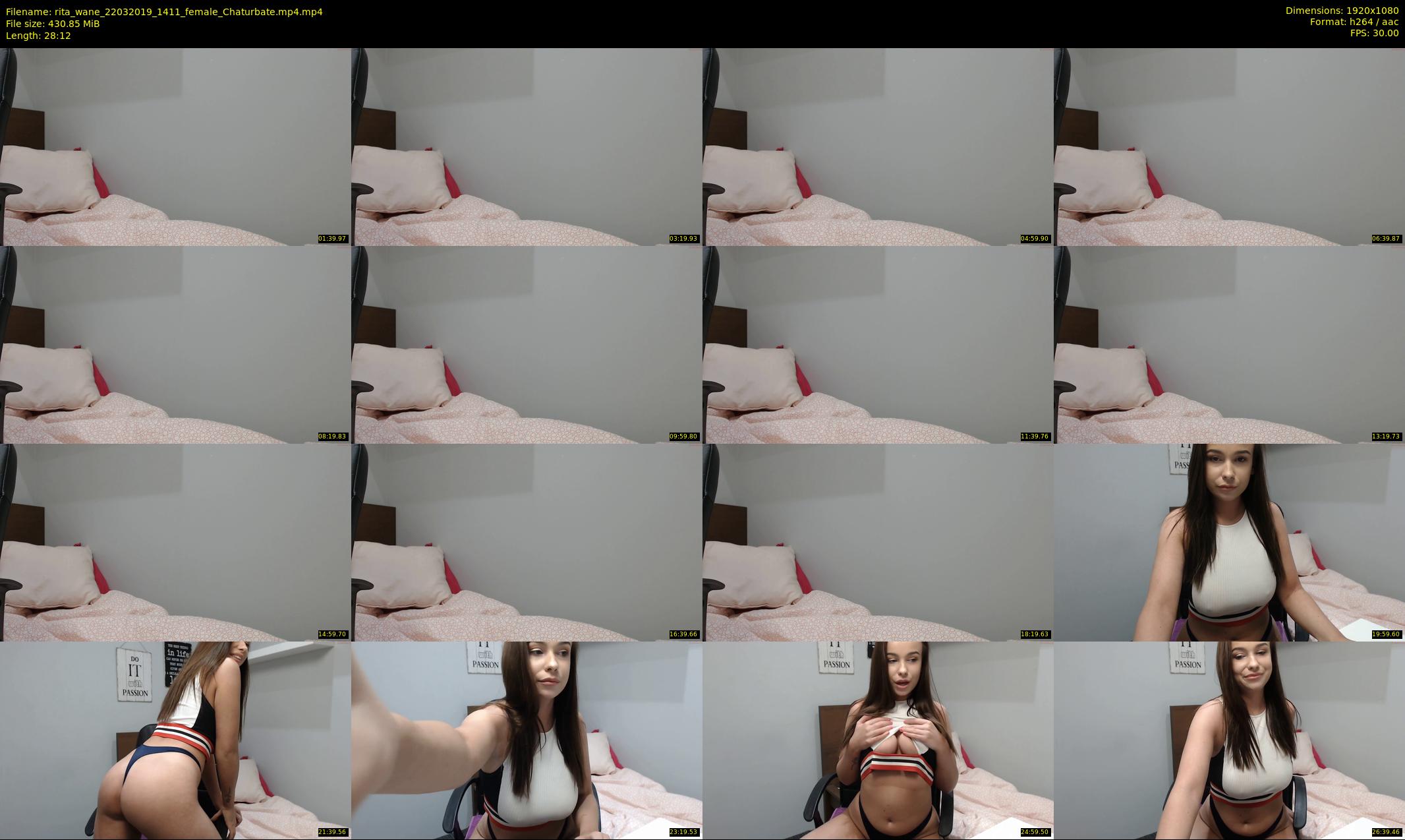 rita_wane — 29 minute Chaturbate female cam show recording, 1080p, Mar 22, 2019
