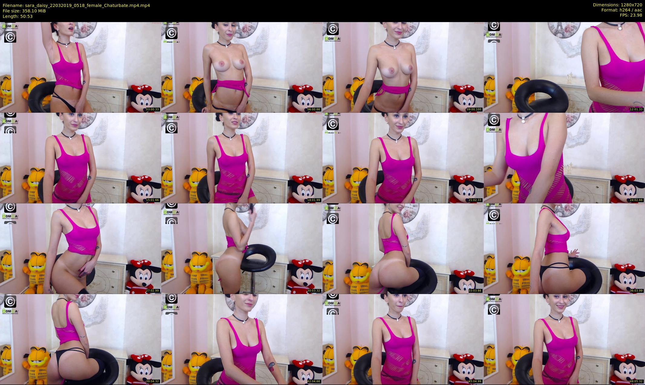 sara_daisy — 51 minute Chaturbate female cam show recording, 720p, Mar 22, 2019