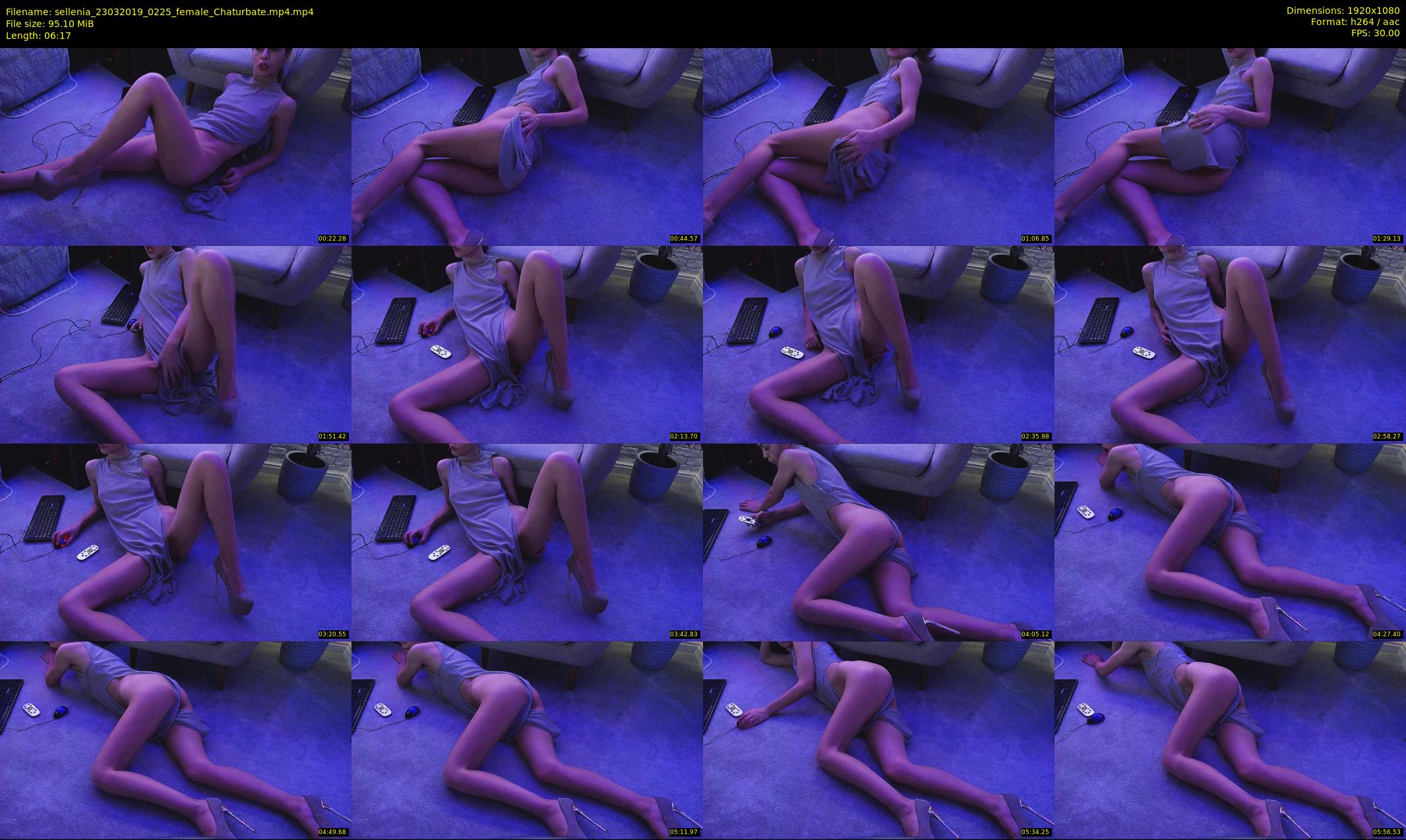 sellenia — 7 minute Chaturbate female cam show recording, 1080p, Mar 23, 2019