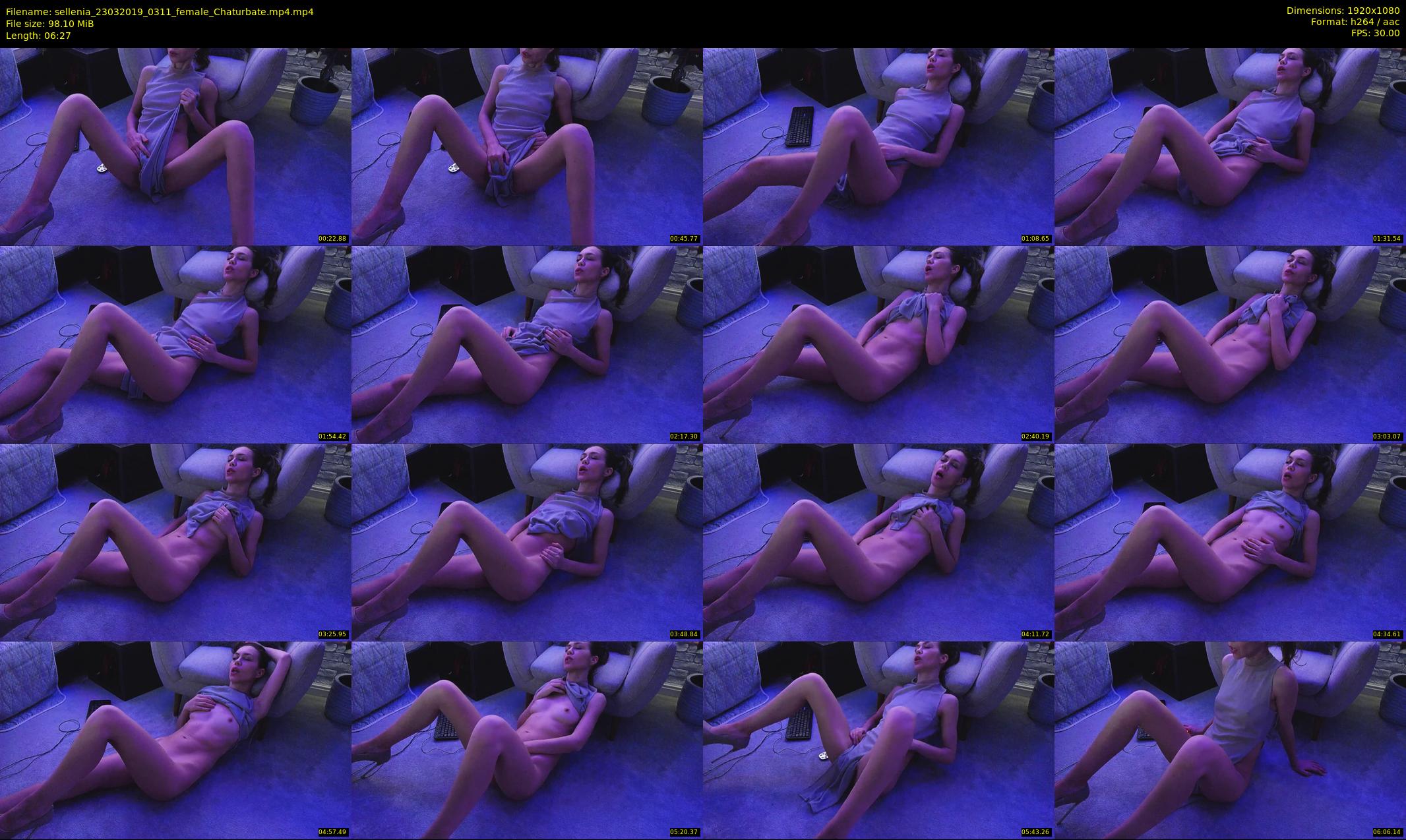 sellenia — 7 minute Chaturbate female cam show recording, 1080p, Mar 23, 2019