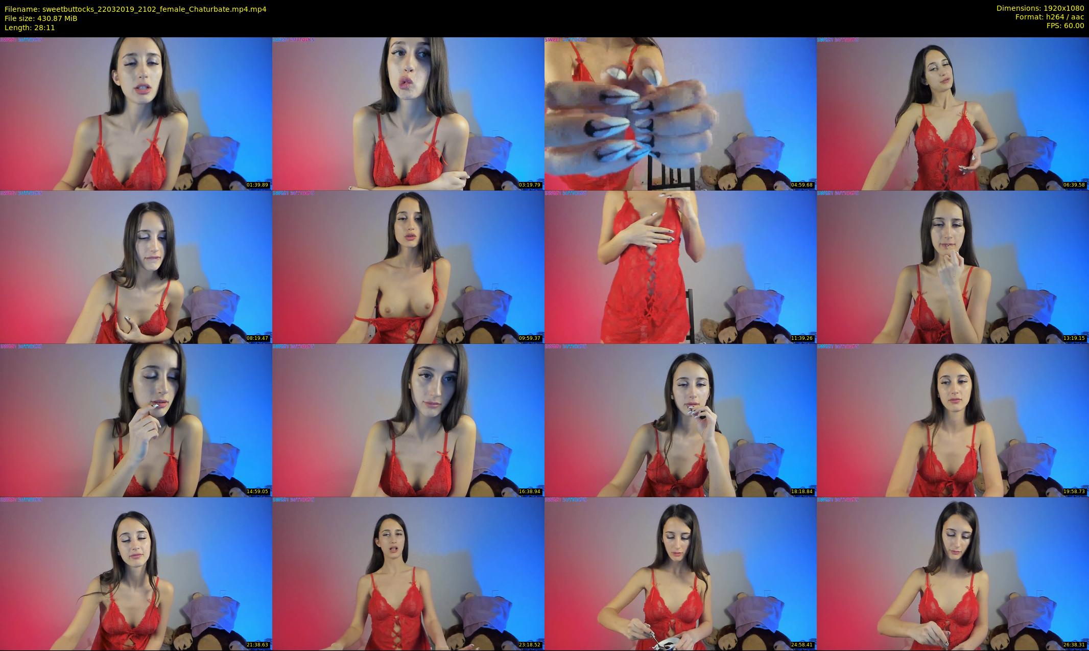 sweetbuttocks — 29 minute Chaturbate female cam show recording, 1080p, Mar 22, 2019