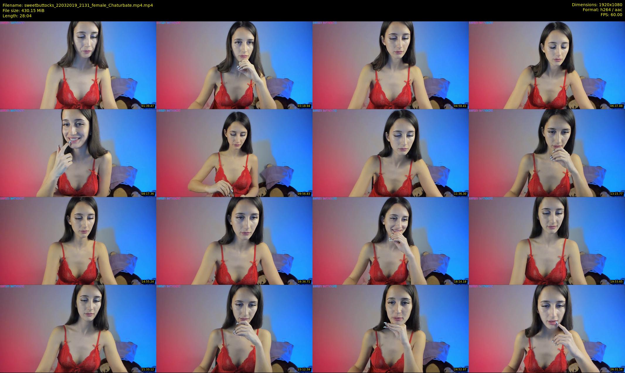 sweetbuttocks — 29 minute Chaturbate female cam show recording, 1080p, Mar 22, 2019