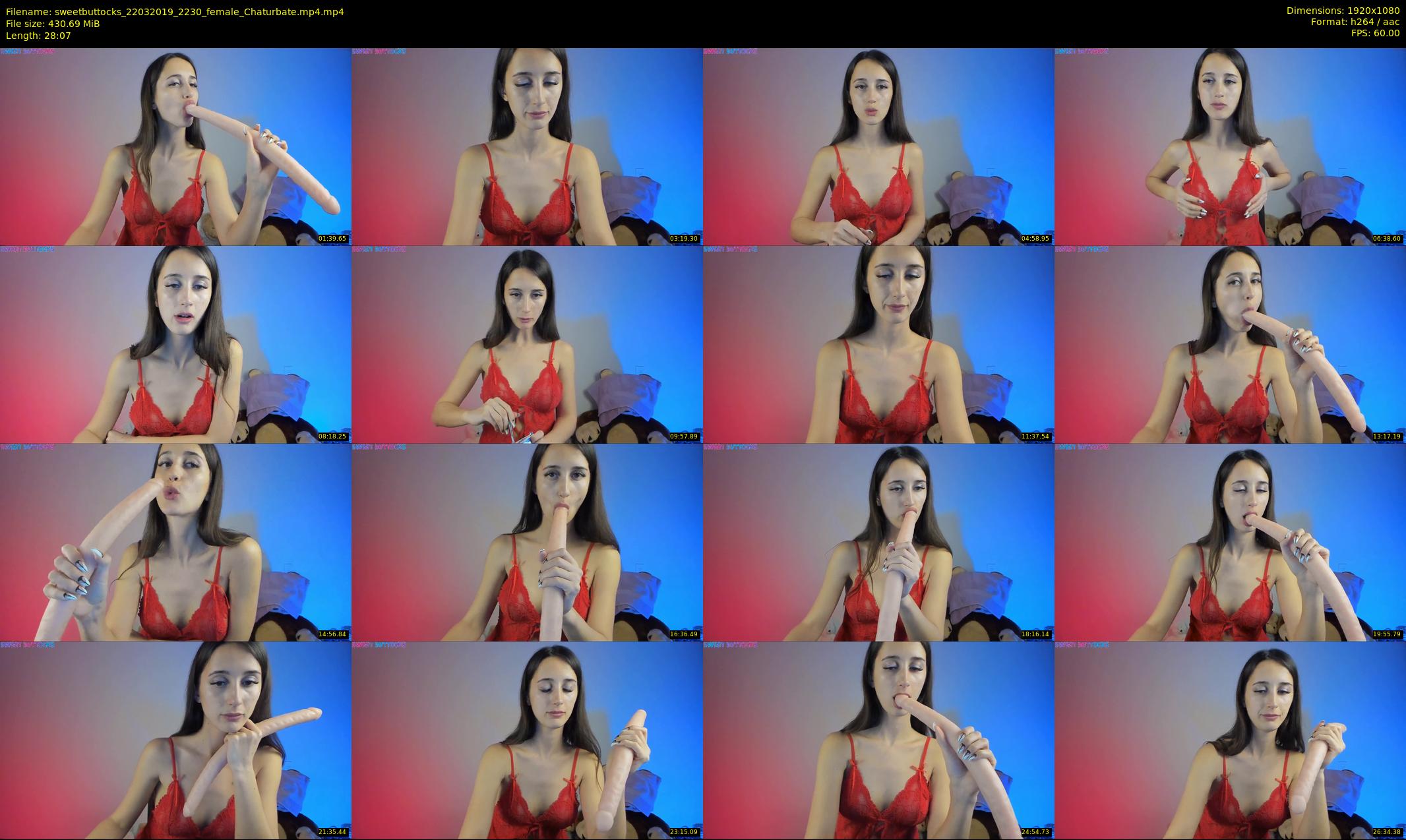sweetbuttocks — 29 minute Chaturbate female cam show recording, 1080p, Mar 22, 2019