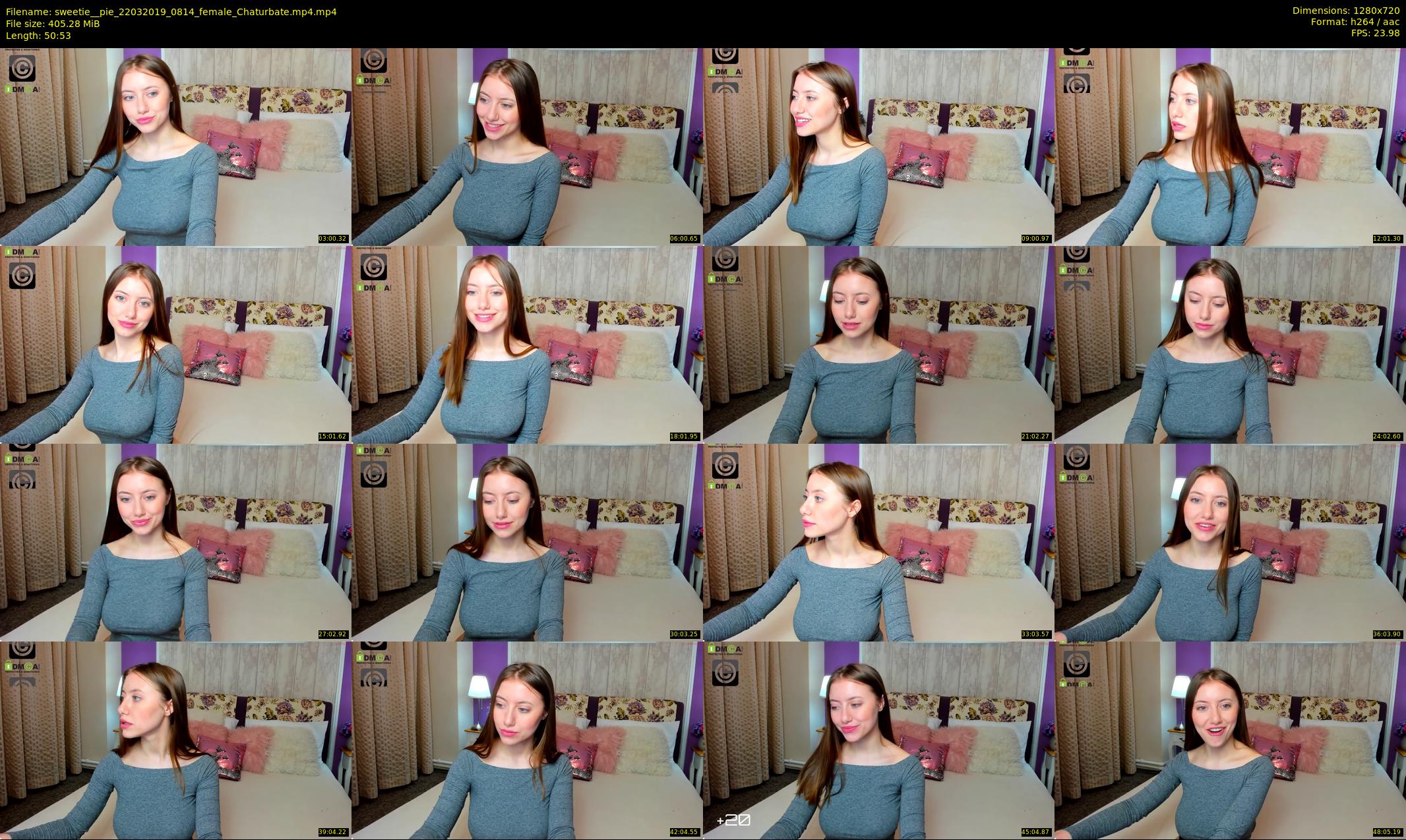sweetie__pie — 51 minute Chaturbate female cam show recording, 720p, Mar 22, 2019