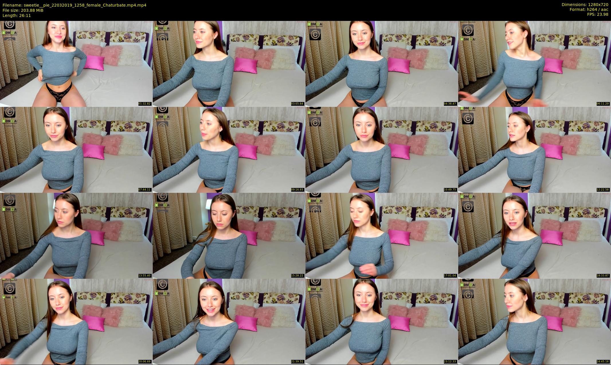 sweetie__pie — 27 minute Chaturbate female cam show recording, 720p, Mar 22, 2019