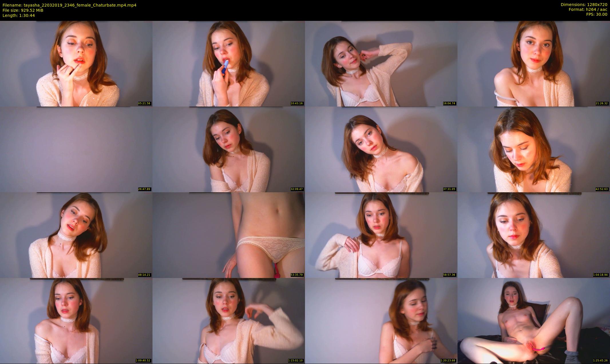 tayasha — 91 minute Chaturbate female cam show recording, 720p, Mar 22, 2019
