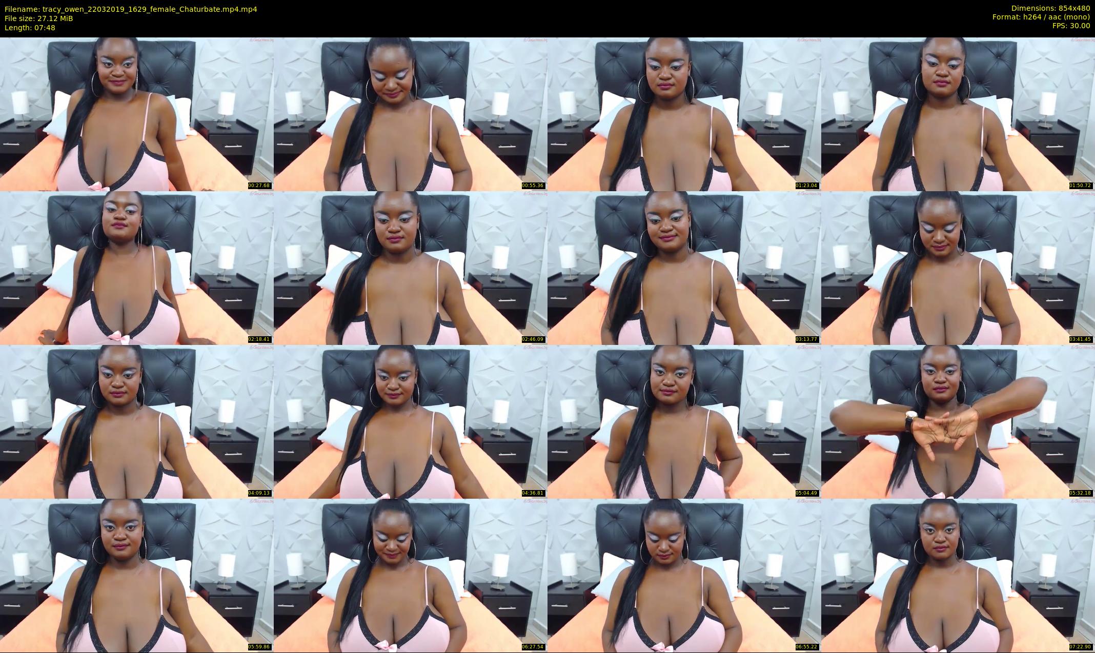 tracy_owen — 8 minute Chaturbate female cam show recording, 480p, Mar 22, 2019