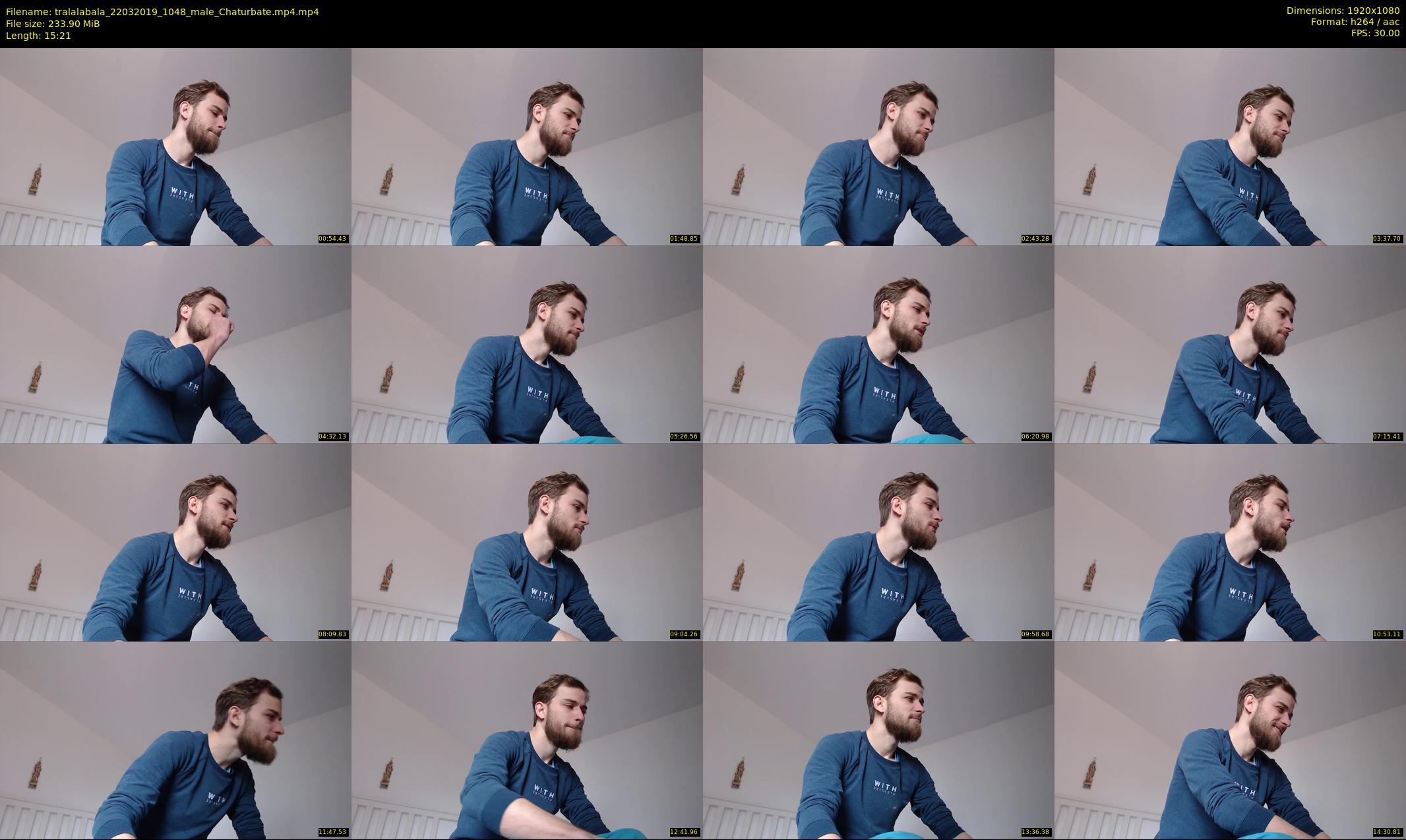 tralalabala — 16 minute Chaturbate male cam show recording, 1080p, Mar 22, 2019