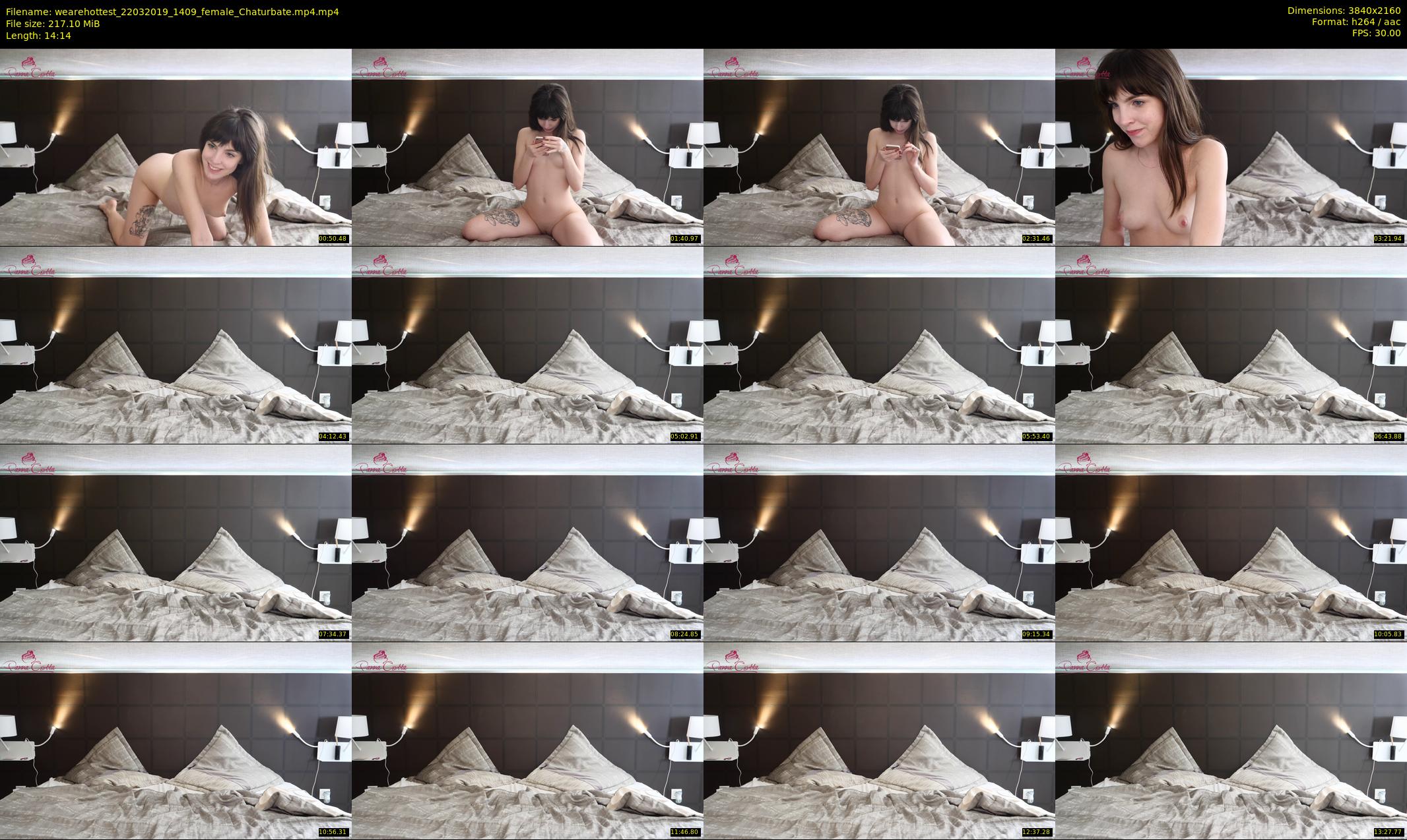 wearehottest — 15 minute Chaturbate couple cam show recording, 4K, Mar 22, 2019