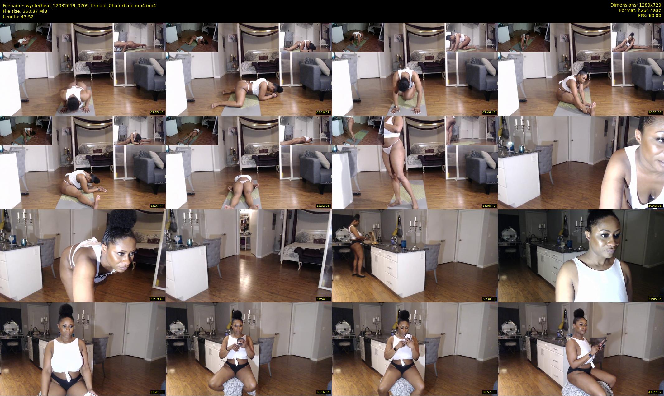 wynterheat — 44 minute Chaturbate female cam show recording, 720p, Mar 22, 2019