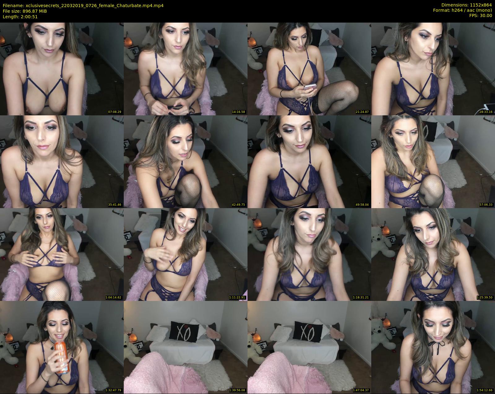 xclusivesecrets — 121 minute Chaturbate female cam show recording, 720p, Mar 22, 2019