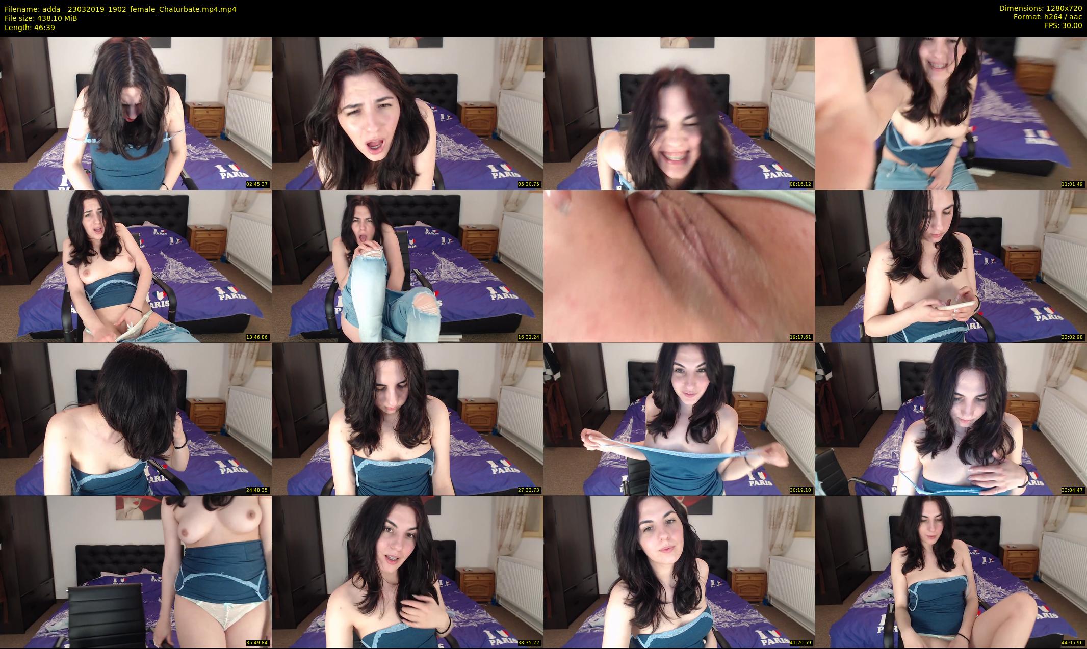 adda_ — 47 minute Chaturbate female cam show recording, 720p, Mar 23, 2019
