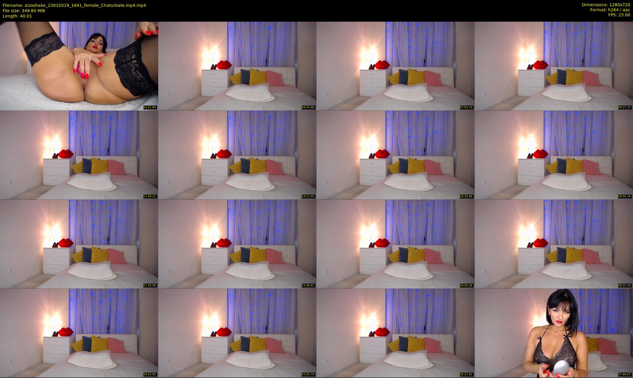 aizashake — 41 minute Chaturbate female cam show recording, 720p, Mar 23, 2019