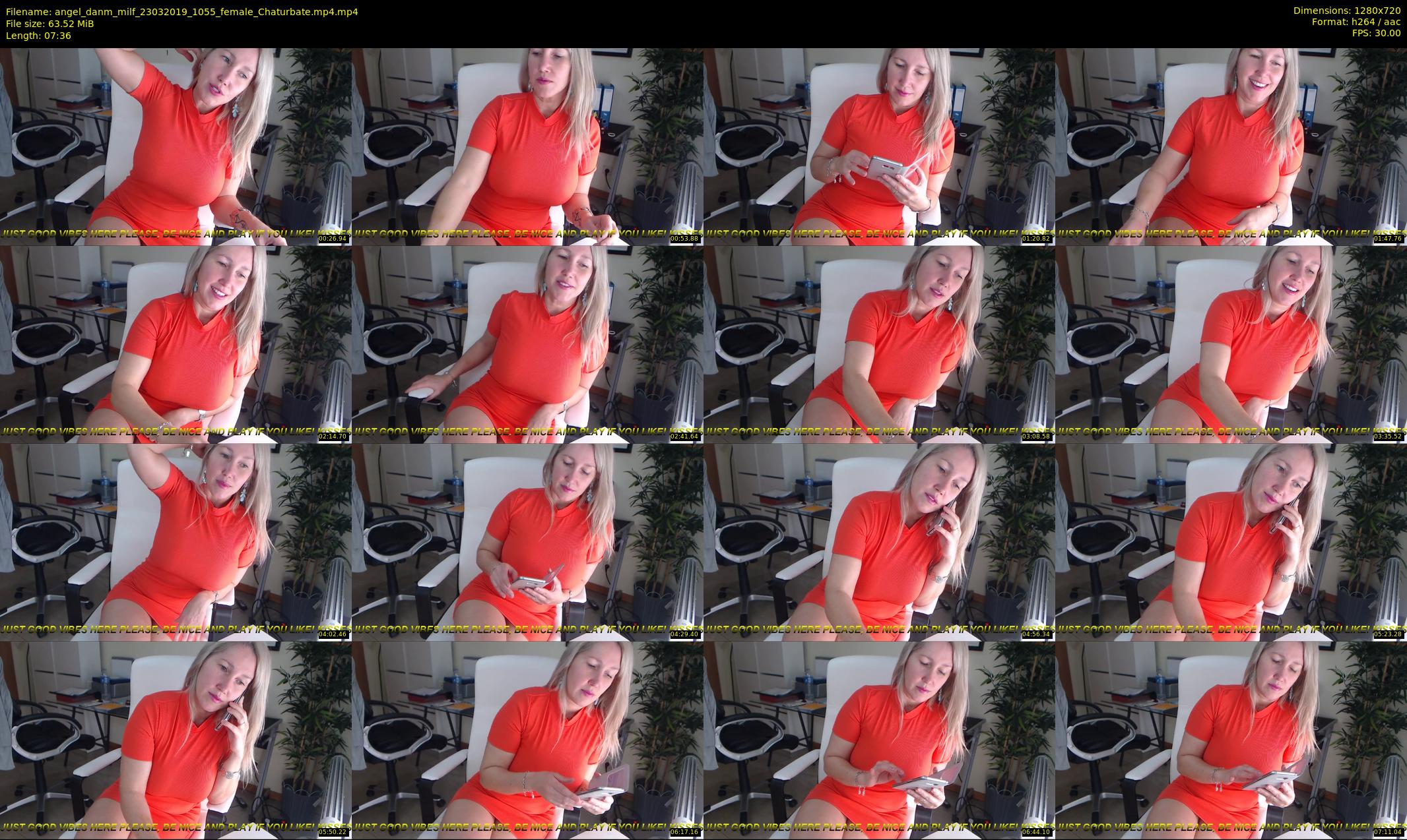 angel_danm_milf — 8 minute Chaturbate female cam show recording, 720p, Mar 23, 2019