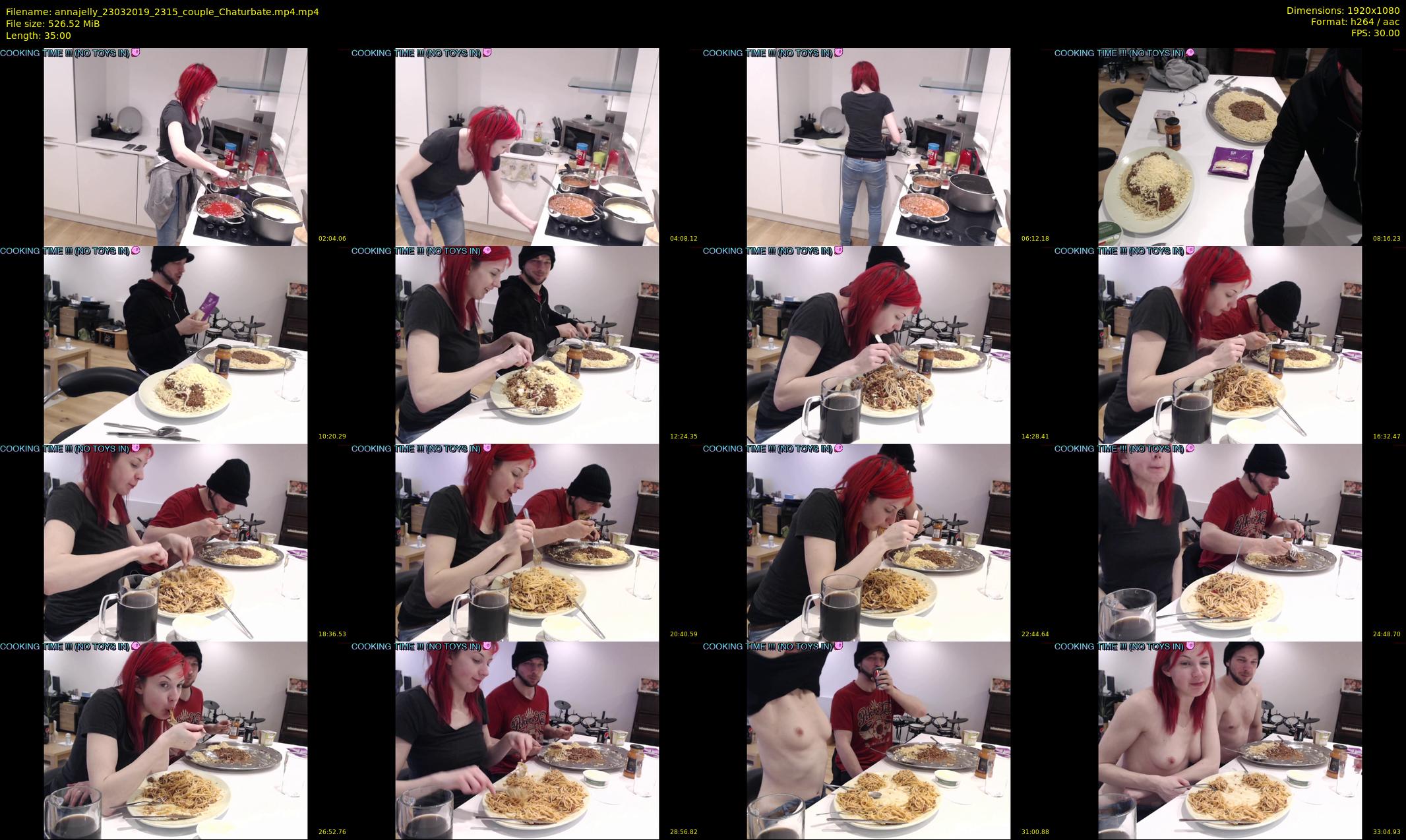 annajelly — 35 minute Chaturbate couple cam show recording, 1080p, Mar 23, 2019