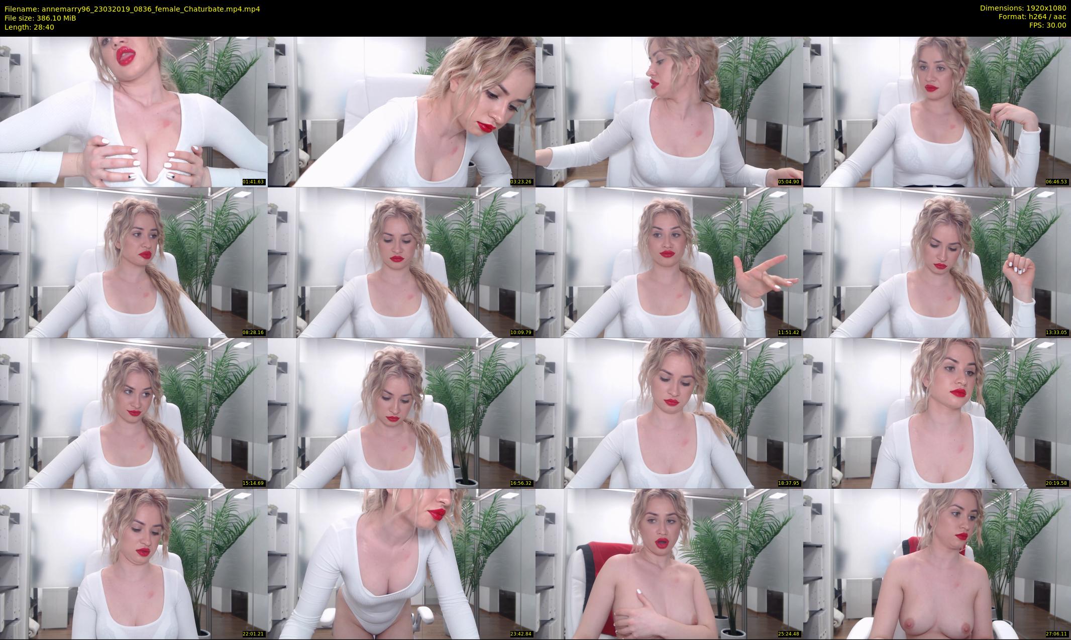annemarry96 — 29 minute Chaturbate female cam show recording, 1080p, Mar 23, 2019